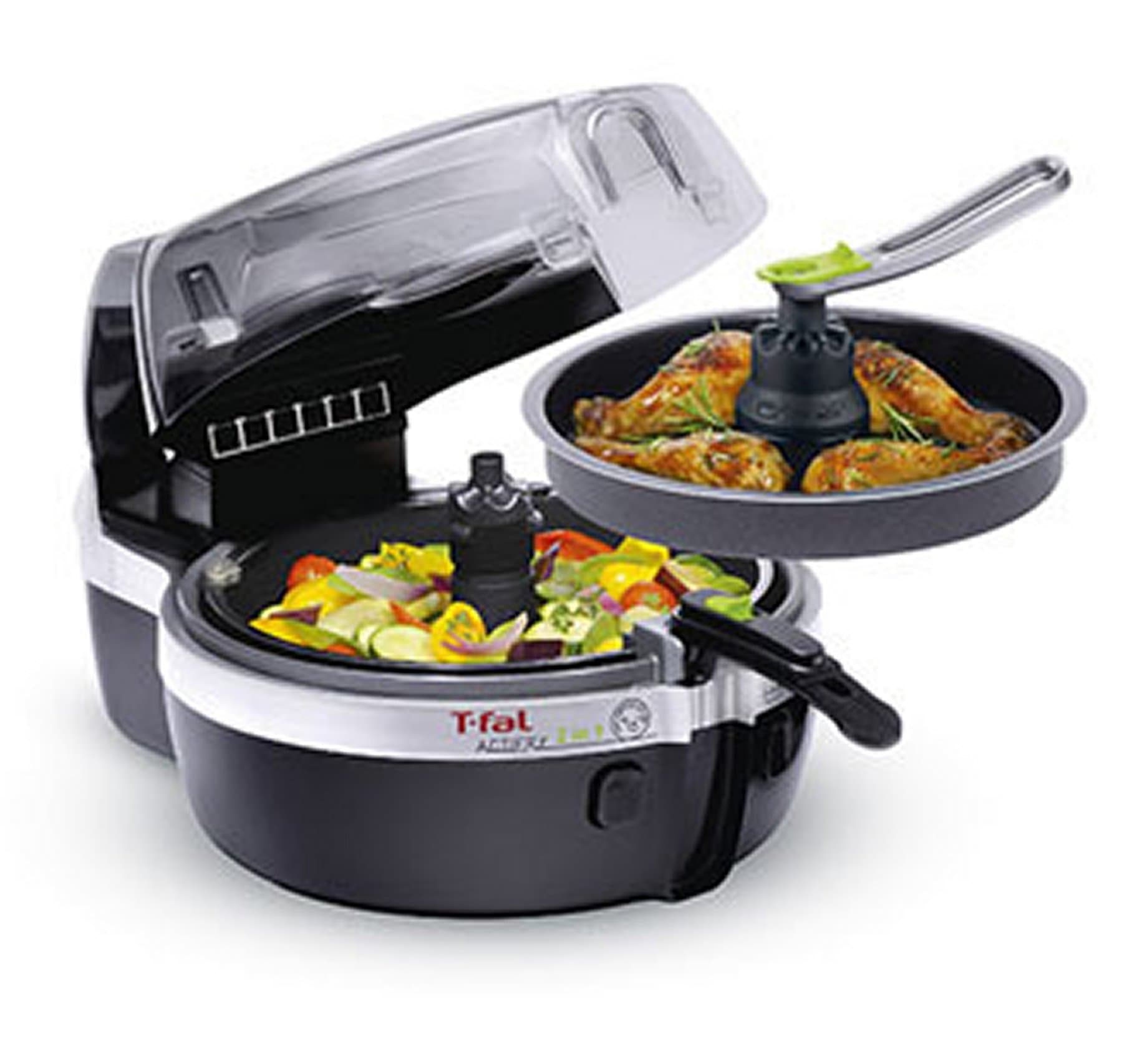 T-Fal YV960151 ActiFry 2 IN 1 Multi-Cooker, Black
