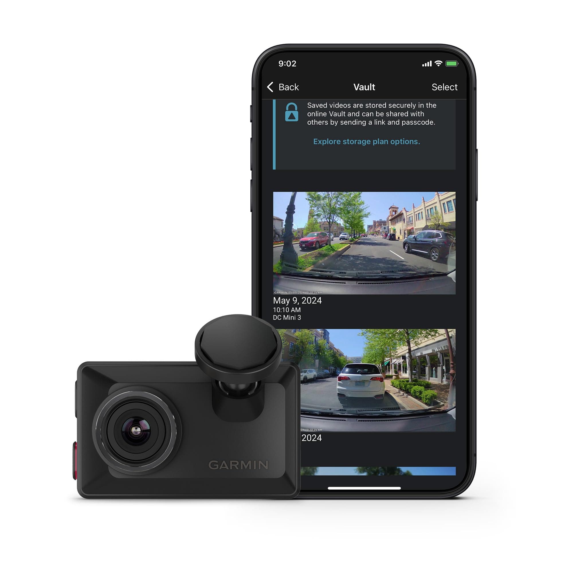Dash Cam™ X310, Compact 4k Ultra HD Touchscreen Dash Cam with a 140-degree Field of View, Built in Clarity™ Polarizer, Voice Controlled, GPS, 2.4” Display, Automatic Recording