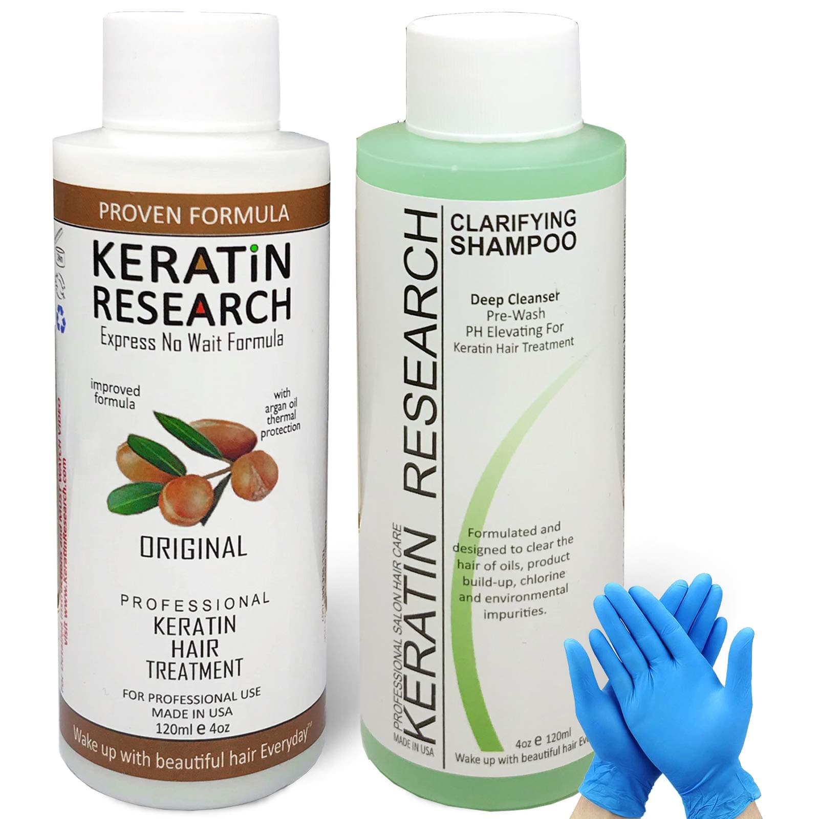 Keratina Para Alisar el Pelo Keratina Brasilera Tratamiento Capilar con Champú Clarificante Resultados Profesionales Alisa y Suaviza el Cabello