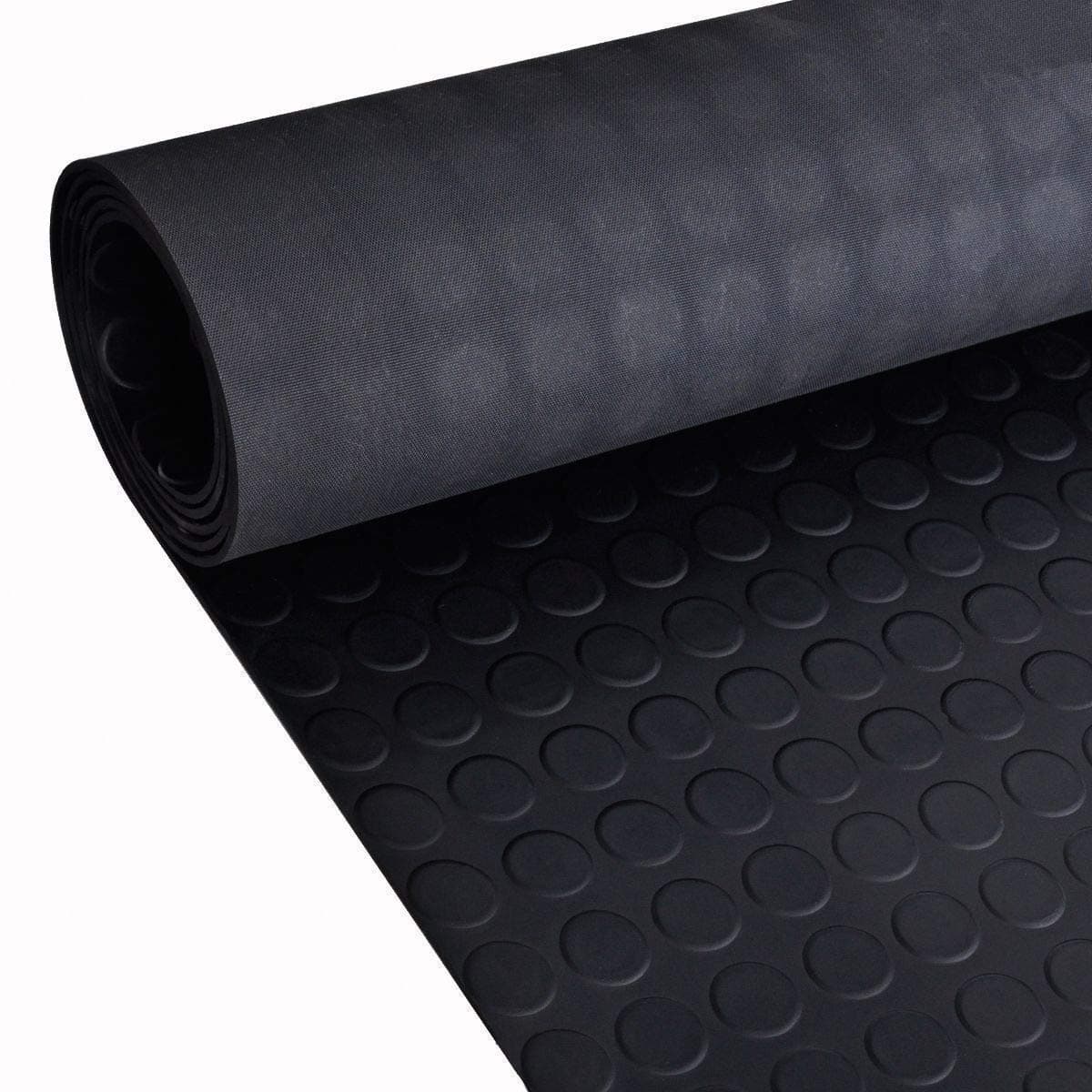 ArkRubber RUBBER STUDDED/COIN FLOORING 1M Wide 3mm Thick, 3m Long