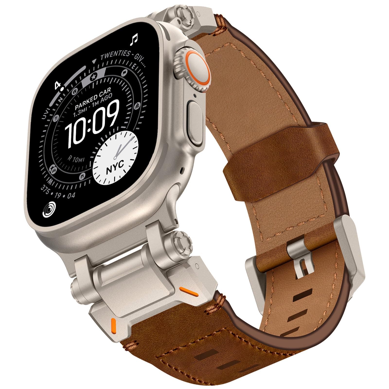 KADES Rugged TPU Sport Band for Apple Watch Ultra 3/2/1 49mm, Metal Connectors for Apple Watch Series 11/10/SE3 46mm Series 9/8/SE2/7/6/SE/5/4/3/2/1 45mm/44mm/42mm