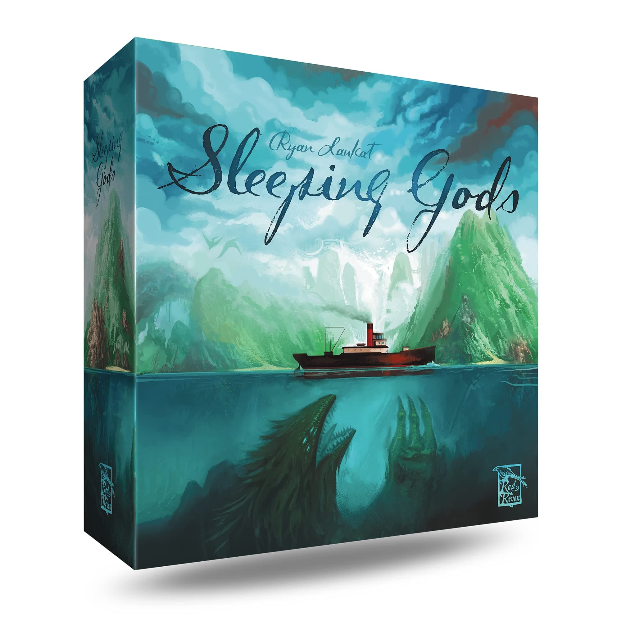 Sleeping Gods by Red Raven Games | Cooperative Campaign Board Game of Exploration, Storytelling, Atlas Navigation and Narrative Adventure | Solo or 1–4 Players | Ages 13+