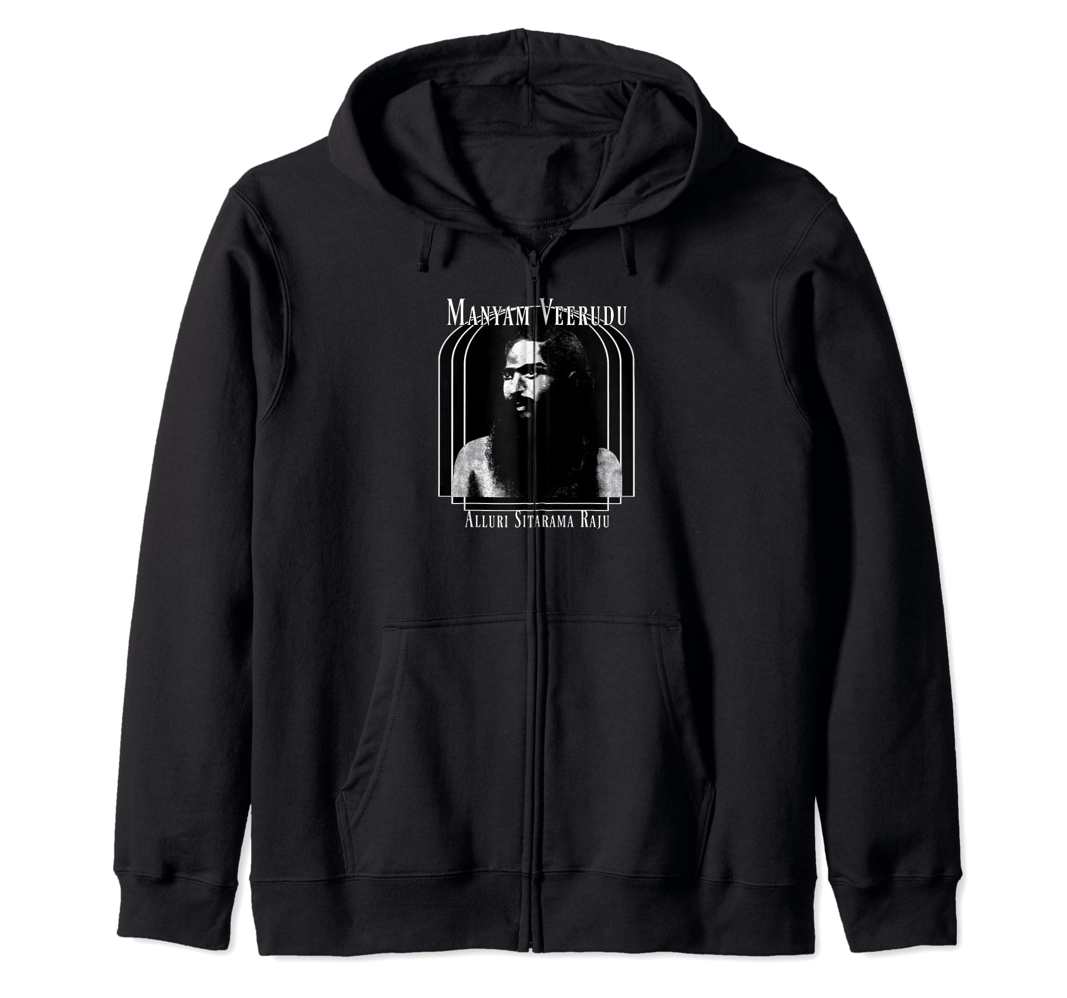 Alluri Sitarama Raju Manyam Veerudu Zip Hoodie