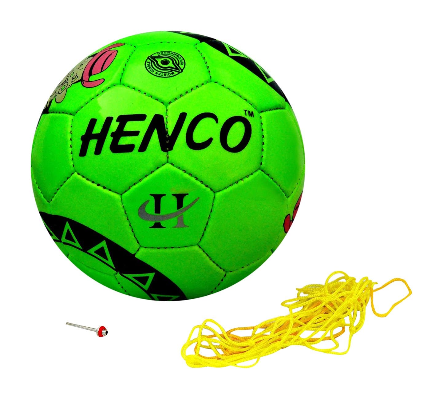 HENCO PU Football, Size 3 (Green)