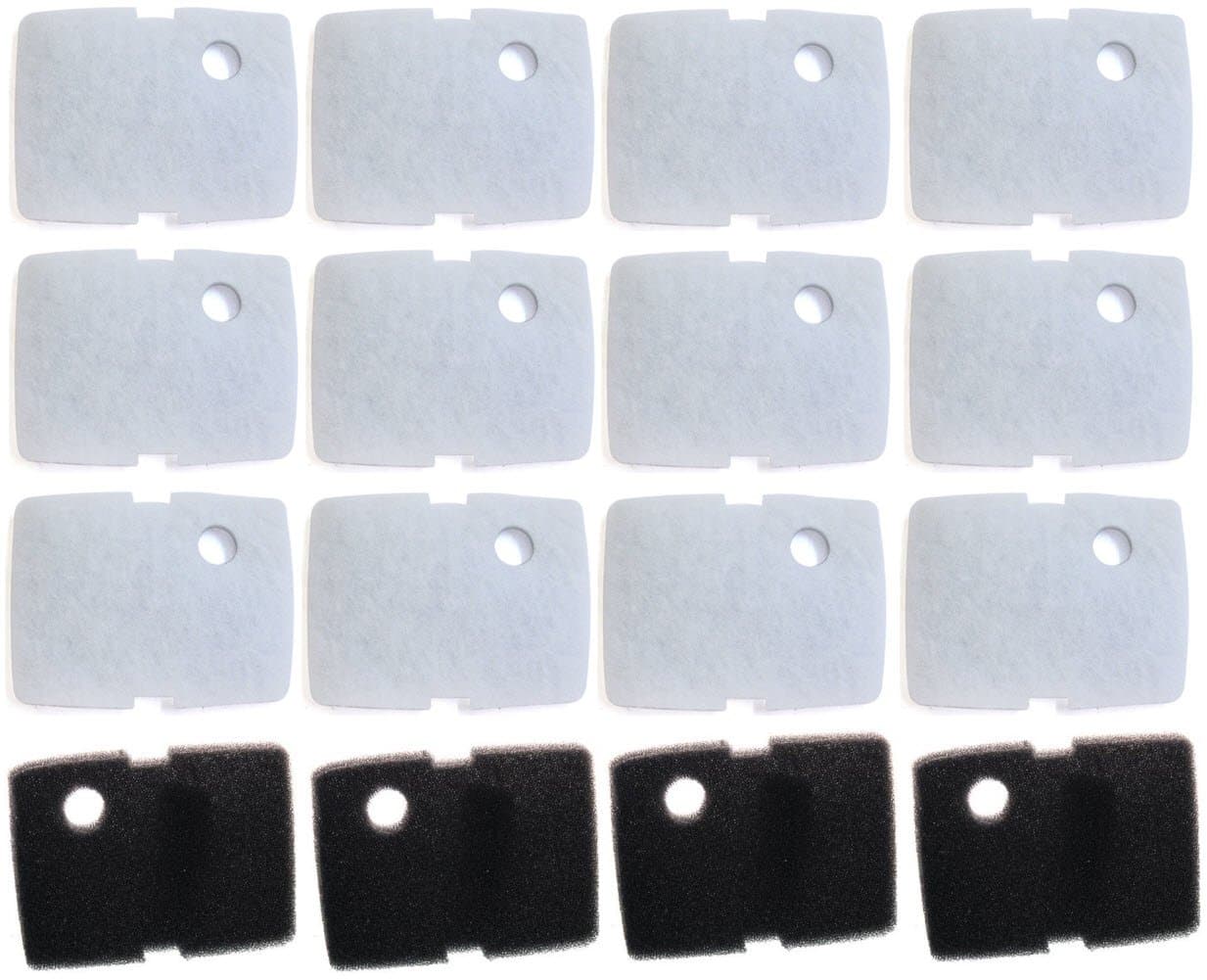 Generic Bio Floss and Bio Sponge Value Packs for Cascade 500/700/1000/12000/15000 Canister Filters (#700/1000 Bio Floss/Sponge Combo)