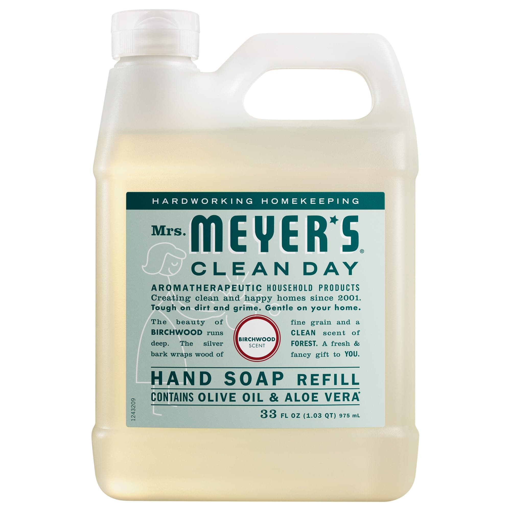 CLEAN DAY Hand Soap Refill, Birchwood Scent, 33 Fl Oz Bottle