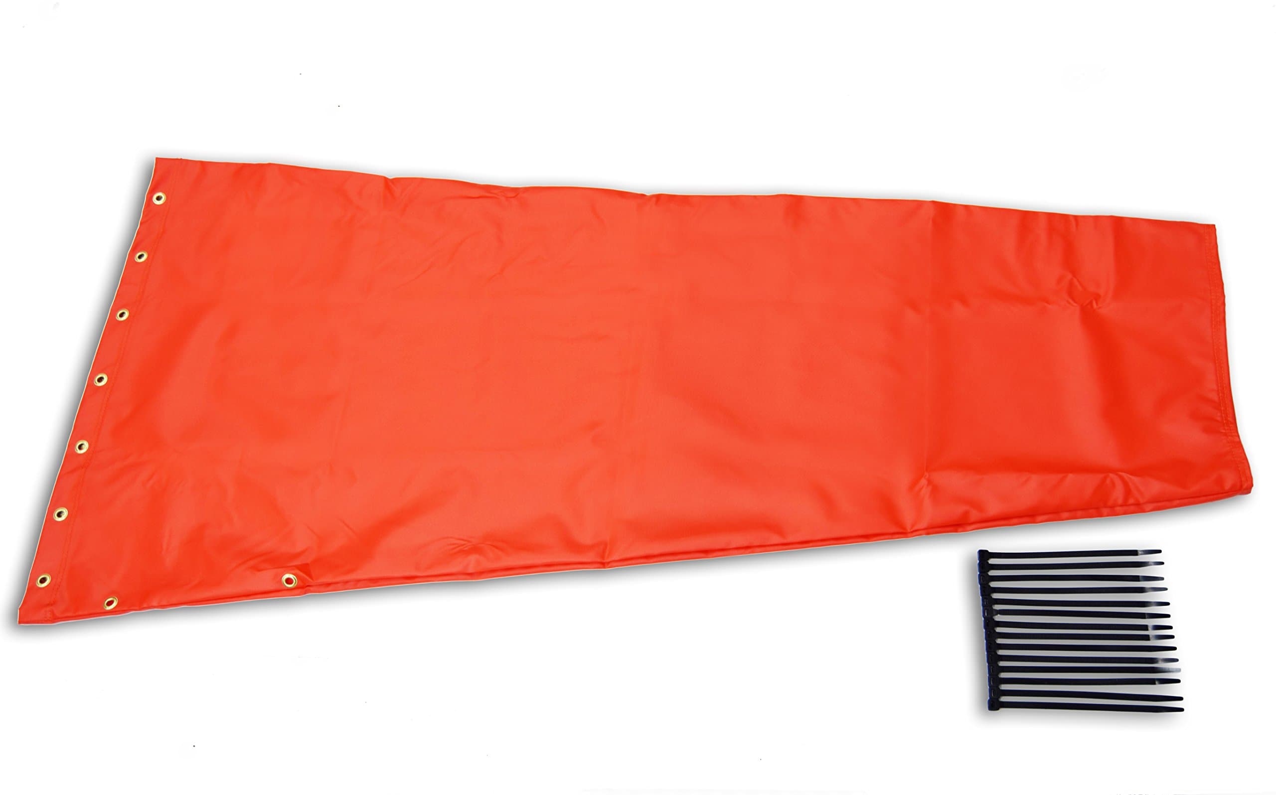 18" X 60" Orange Replacement Windsock 100% USA Made