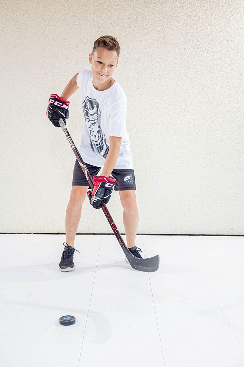 Hockey Revolution Dryland Flooring Tiles - My Puzzle - Build Your Own Training Platform (2 Tiles (2.3 sqft), Tile Only)