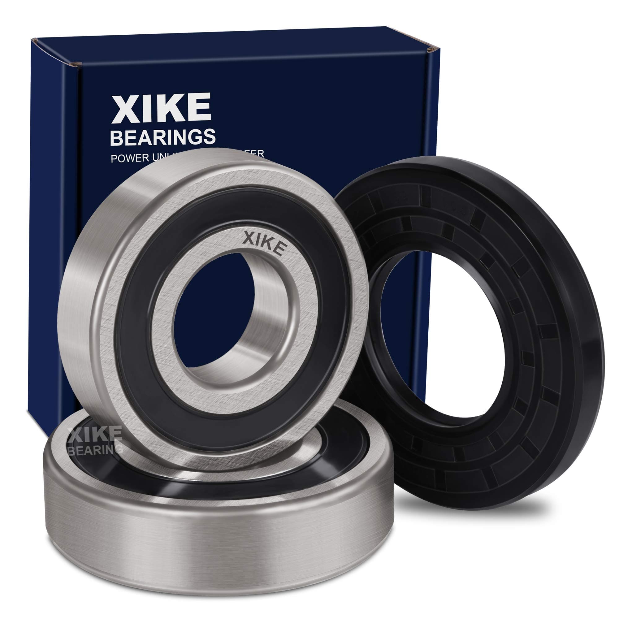 XiKe 131525500 Front Load Washer Tub Bearing & Seal Kit, Rotate Quiet and Durable Replacement for Kenmore, Frigidaire, GE, 131275200, 131462800, 407639, AP2578105, B018HFK0A4 Etc.