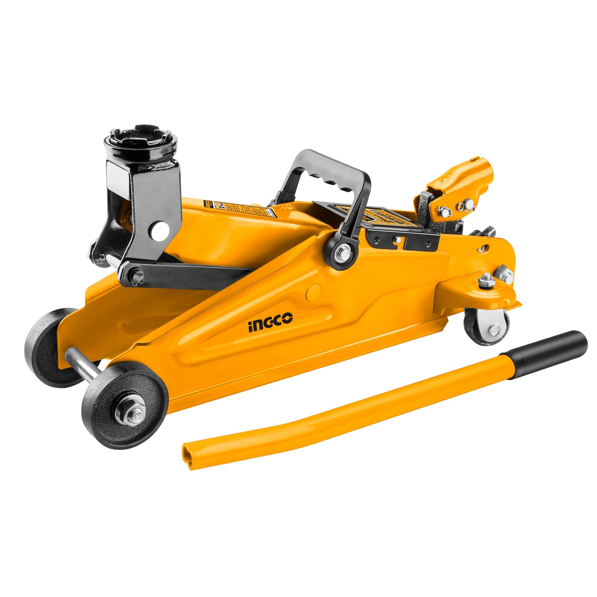 INGCO Hydraulic Floor Jack,2Ton, Travel:200 mm, Net Weight：8.5 kg