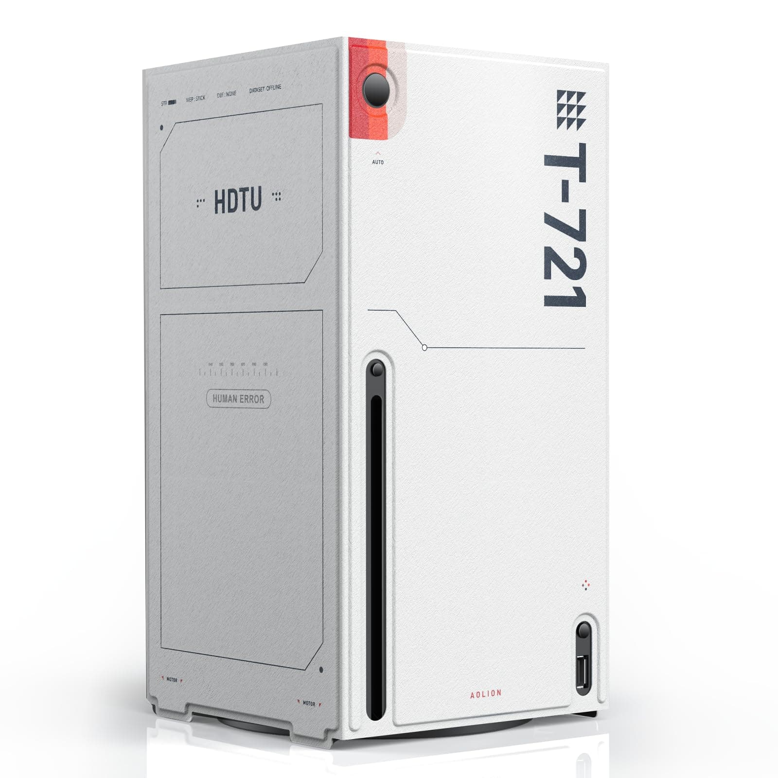 Magnetic Smart Wraps for Xbox Series X Console, Starfield Design Protective Cover Case for Xbox Series X Accessories with Premium PU Leather and Soft Inner Lining - Starfield Edition