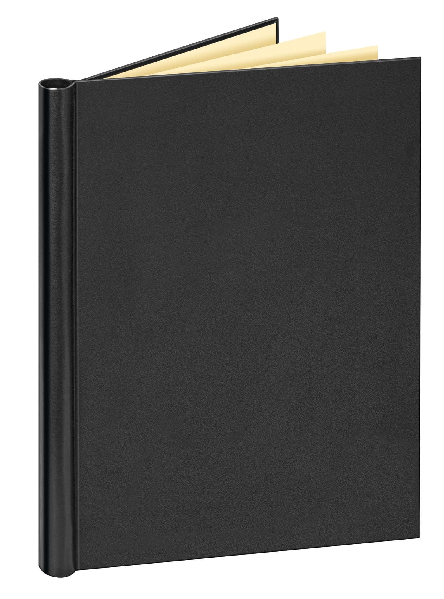 4944080 – Binder DIN A4 with Leather Grain, Capacity Max. 150 Sheets, Black, Pack of 1