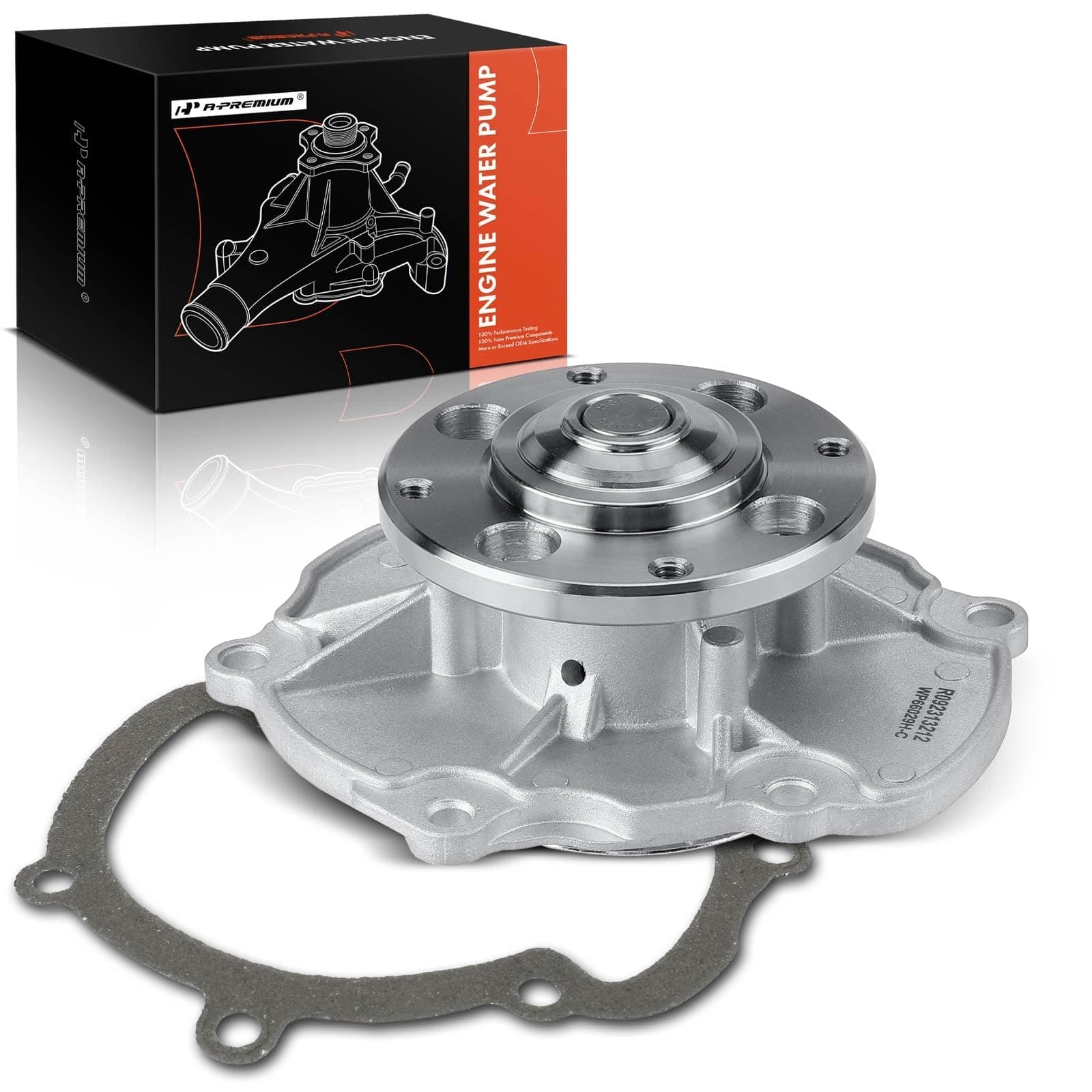 A-Premium Water Pump W/Gasket [DOHC, 6Cyl 2.8 3.0 3.6L] Compatible with Chevy & GMC & Cadillac & Buick & Pontiac & Saab & Suzuki & Saturn, for Camaro, Equinox, Colorado, SRX, LaCrosse, Allure & More