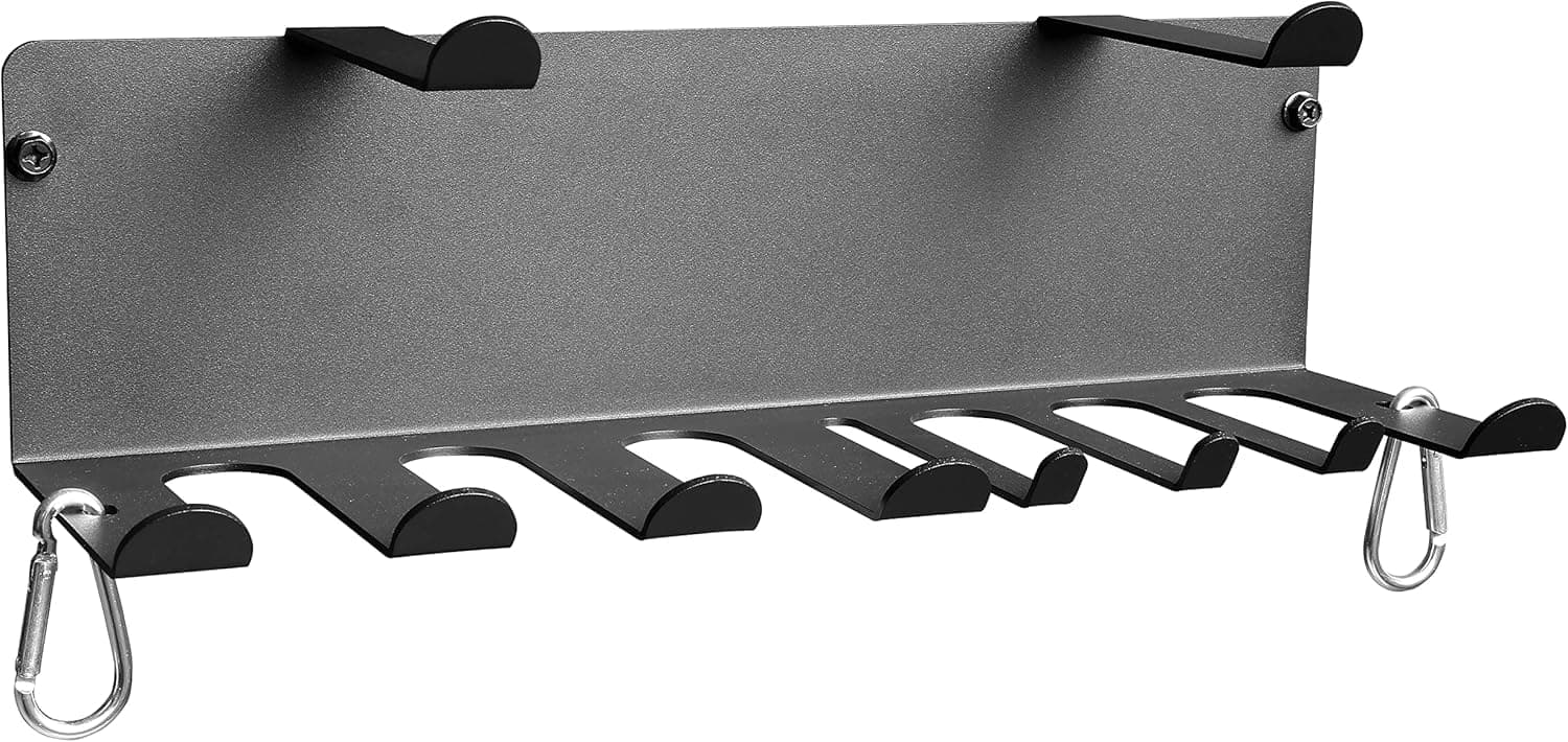 Multi-Use Gym Equipment Storage Rack, Resistance Bands Heavy Duty Dumbbell Rack for Exercise Bands, Lifting Belts and Jump Ropes