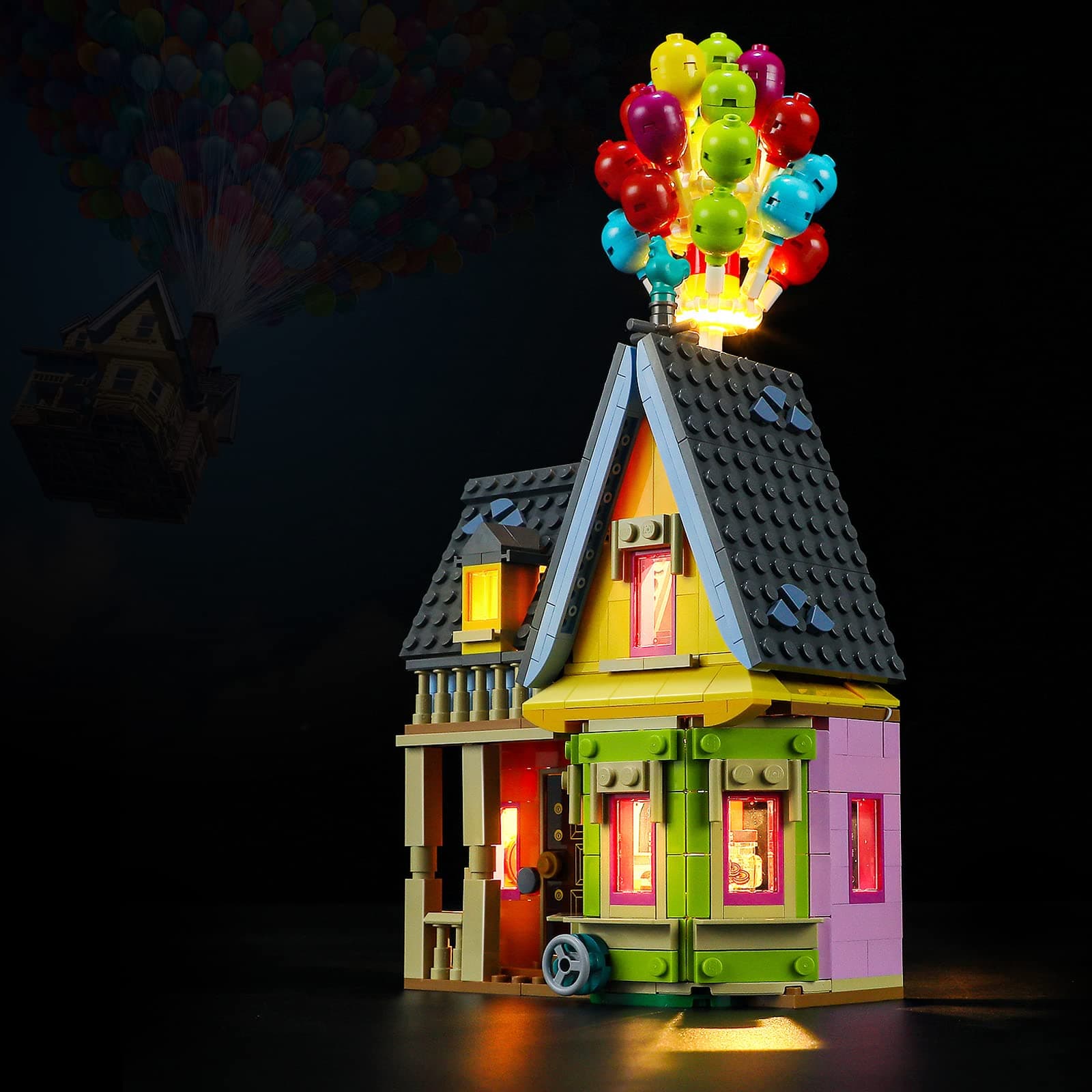 Light Kit for Lego-43217 Up House - Compatible with Lego Disney and Pixa Flying House Set Building Blocks Model- Not Include Lego Set