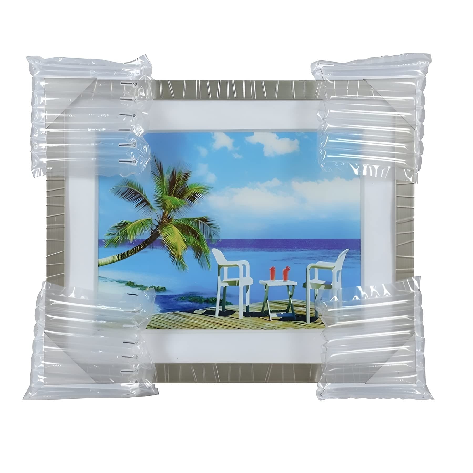 64 PACK AIR PAKPRO Inflatable Picture Frame Corner Protector For Shipping, Packing or Moving Art fits Frames 2.1 Inch With Hand Pump