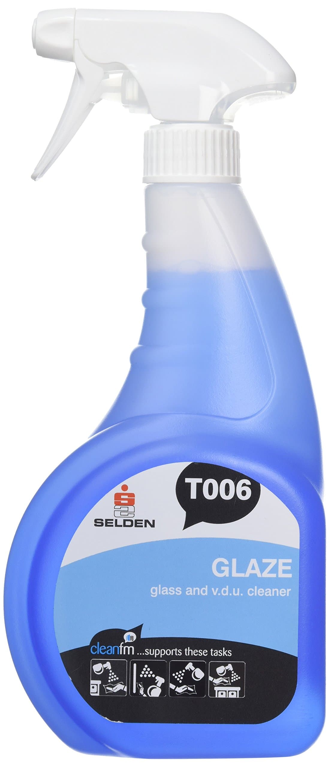 Selden CICST06S Glaze Glass/VDU, Trigger Spray, 750 mL