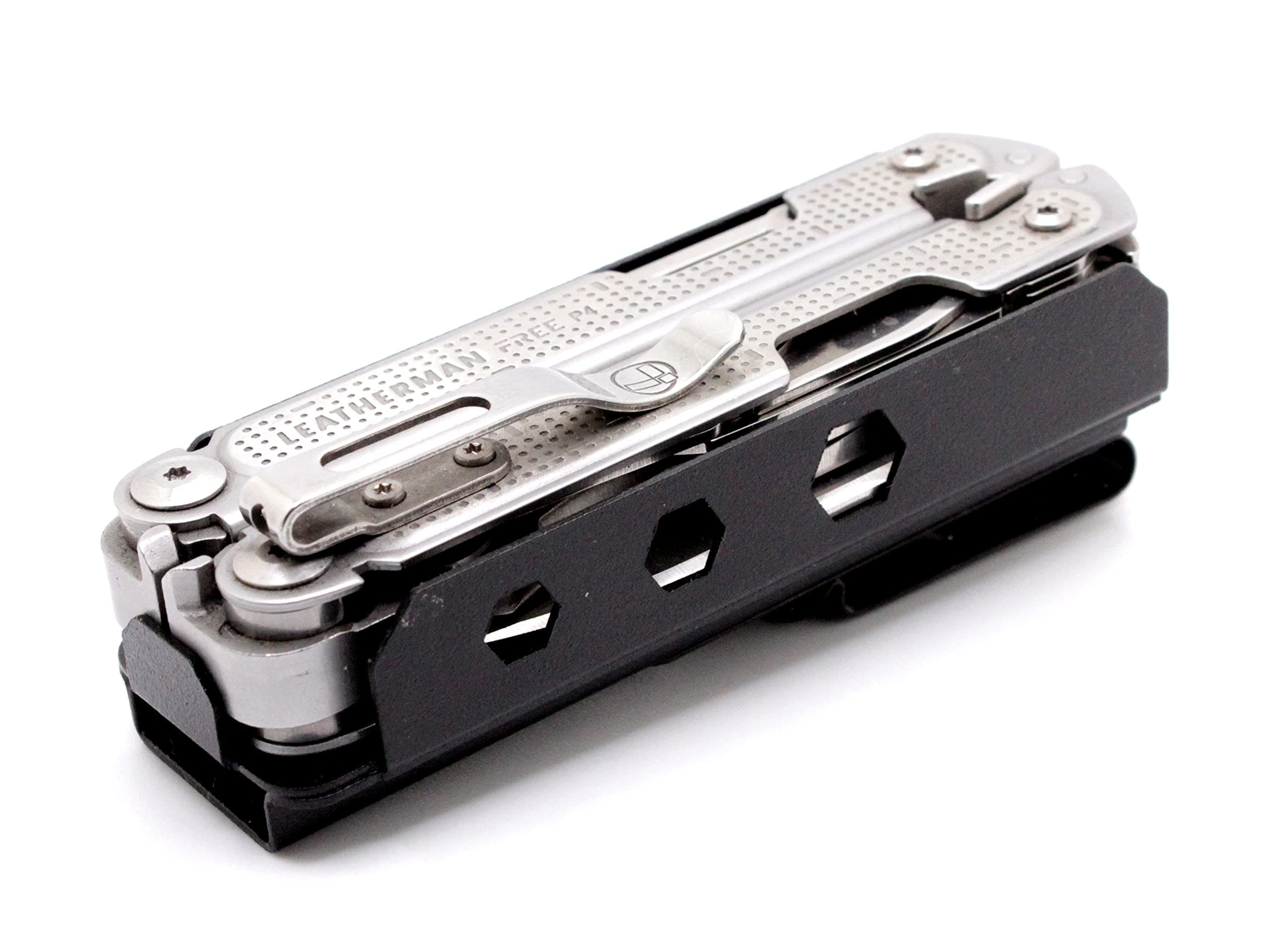 RAE GEAR - MAGNETIC Sheath Compatible with Leatherman FREE P2 & FREE P4 Multi-Tools (1.5" BELT CLIP) (TOOL NOT INCLUDED)