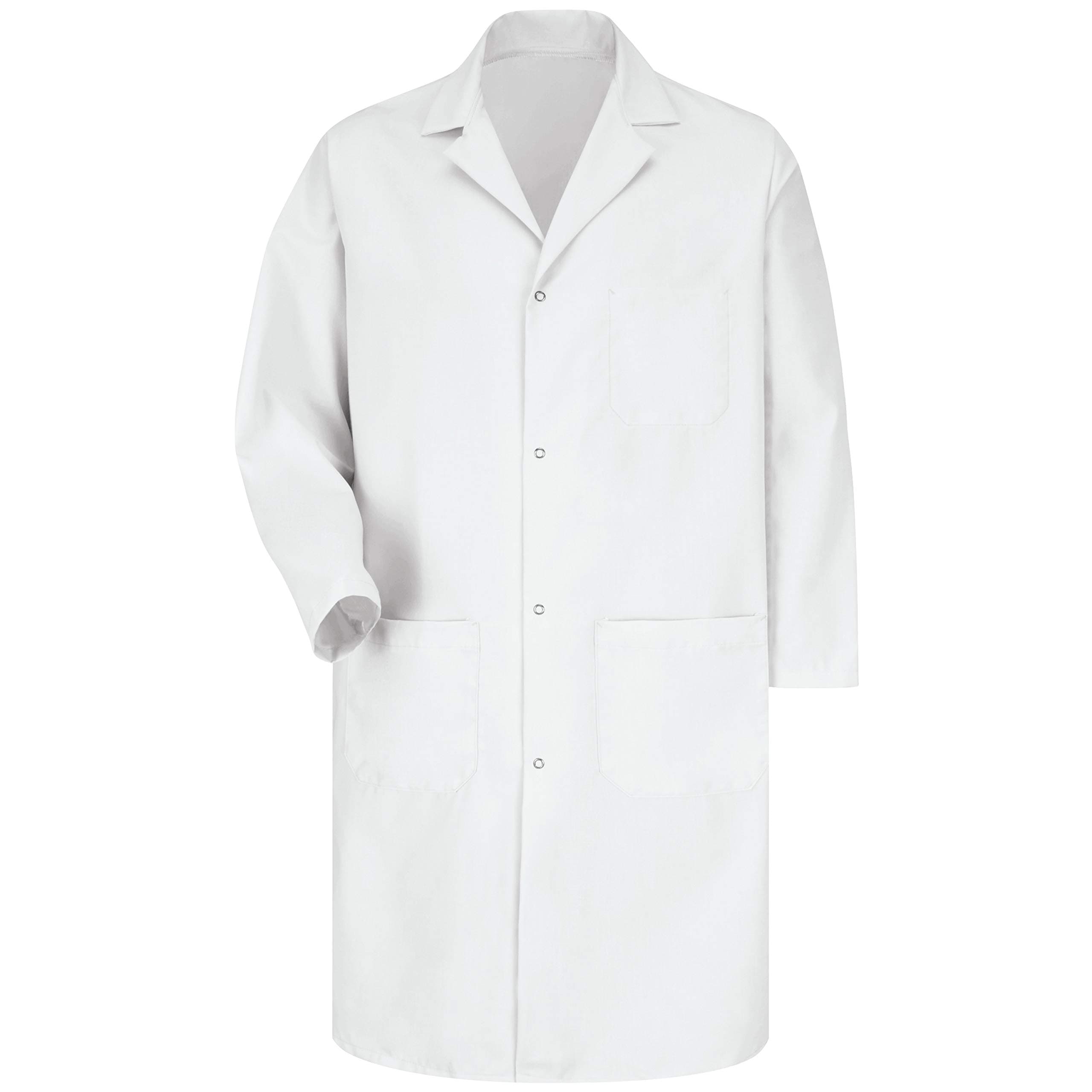 Red Kap Men's Lab Coat With Gripper Closure