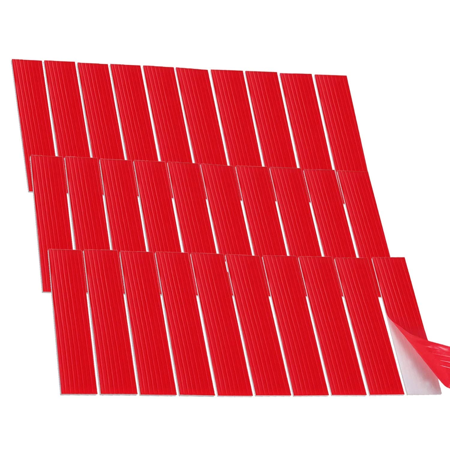 30 Pack Number Plate Sticky Foam Pads for Car License Number Plate Fixing Self-adhesive Double Sided