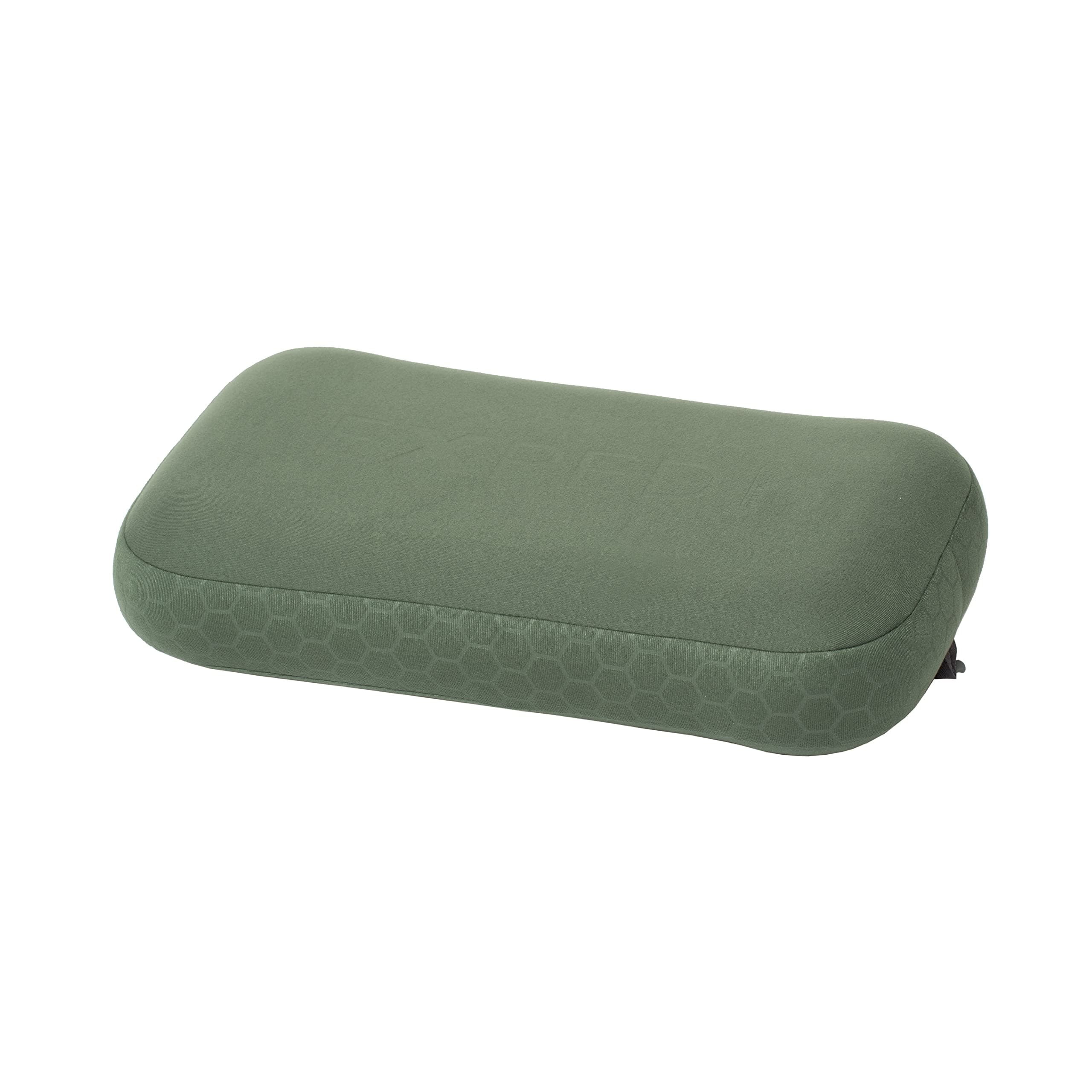 Exped Mega Pillow | Thick & Plush Camping Pillow | Comfortable, Velvety Soft Travel Pillow | Washable Camping Pillow, Mossgreen, One Size