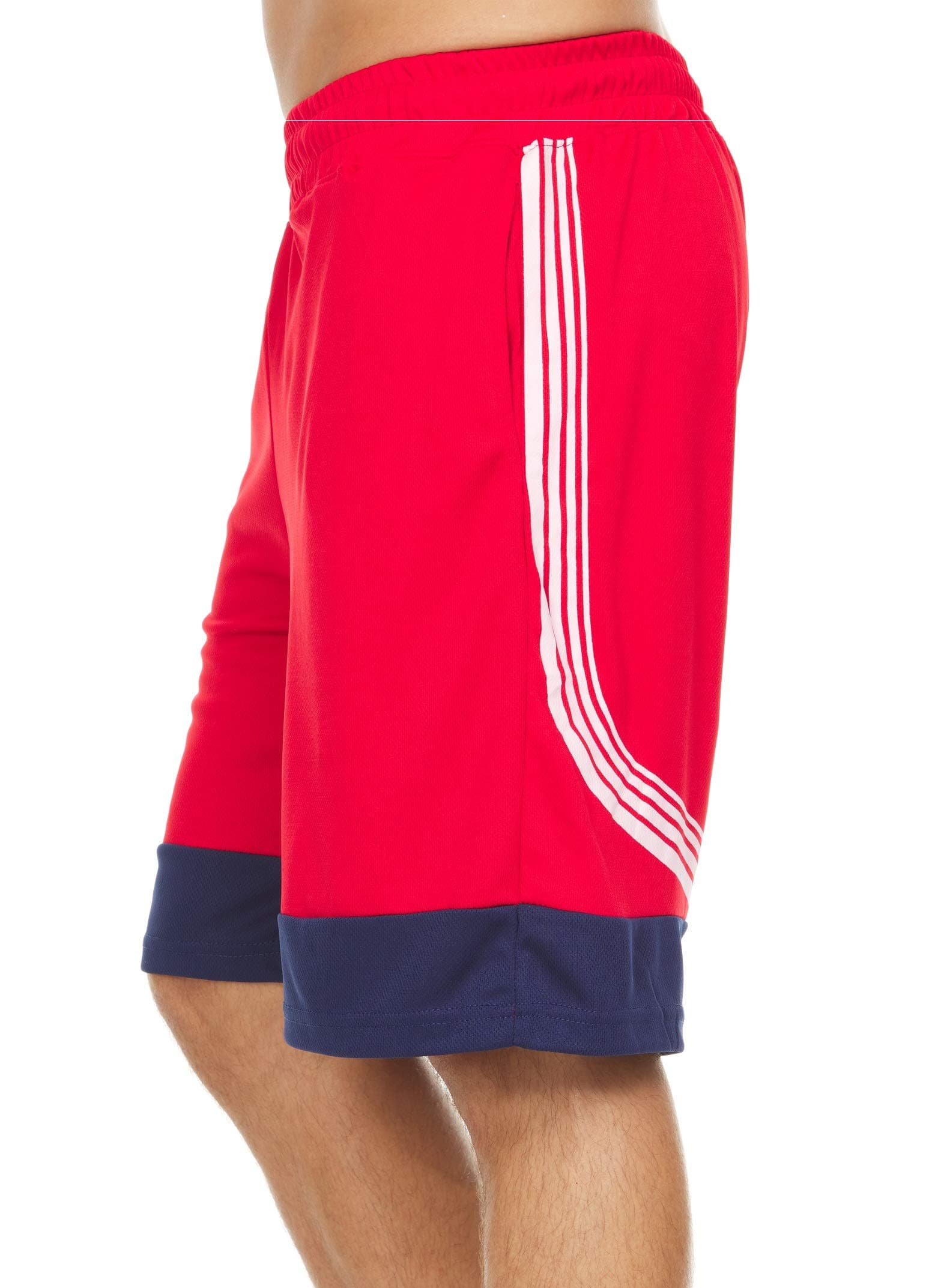 GO-JEMS Basketball Shorts for Men Athletic Running Workout Mesh Mens Shorts with Pockets and Inner Drawstring