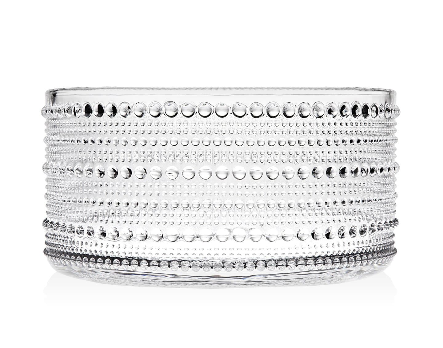 Serving Bowl, Crystal Glass Salad Bowl - Lumina