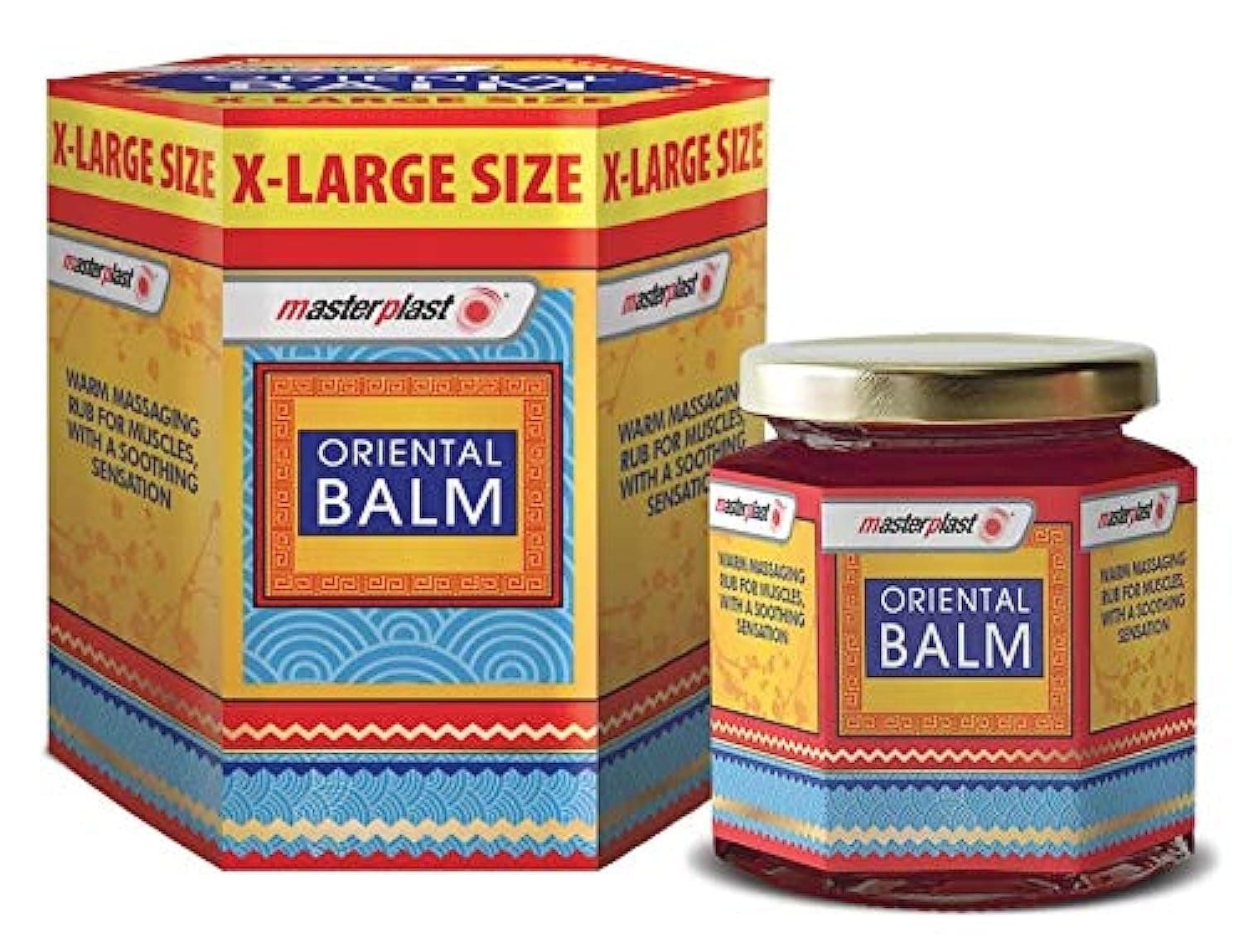 New Masterplast XL Oriental Balm Warming & Massaging Muscle Rub Soothing Sensation (2)