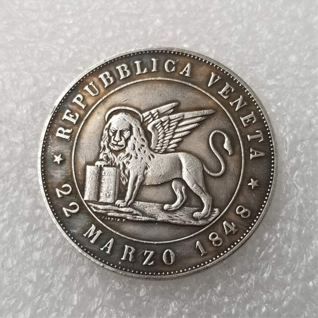 1848 Italy Old Coin- Italy Old Lire Uncirculated Commemorative Coin -1859 Italian Lire Old Coin-Great Italy Old Coins - Discover History of Coins Love it