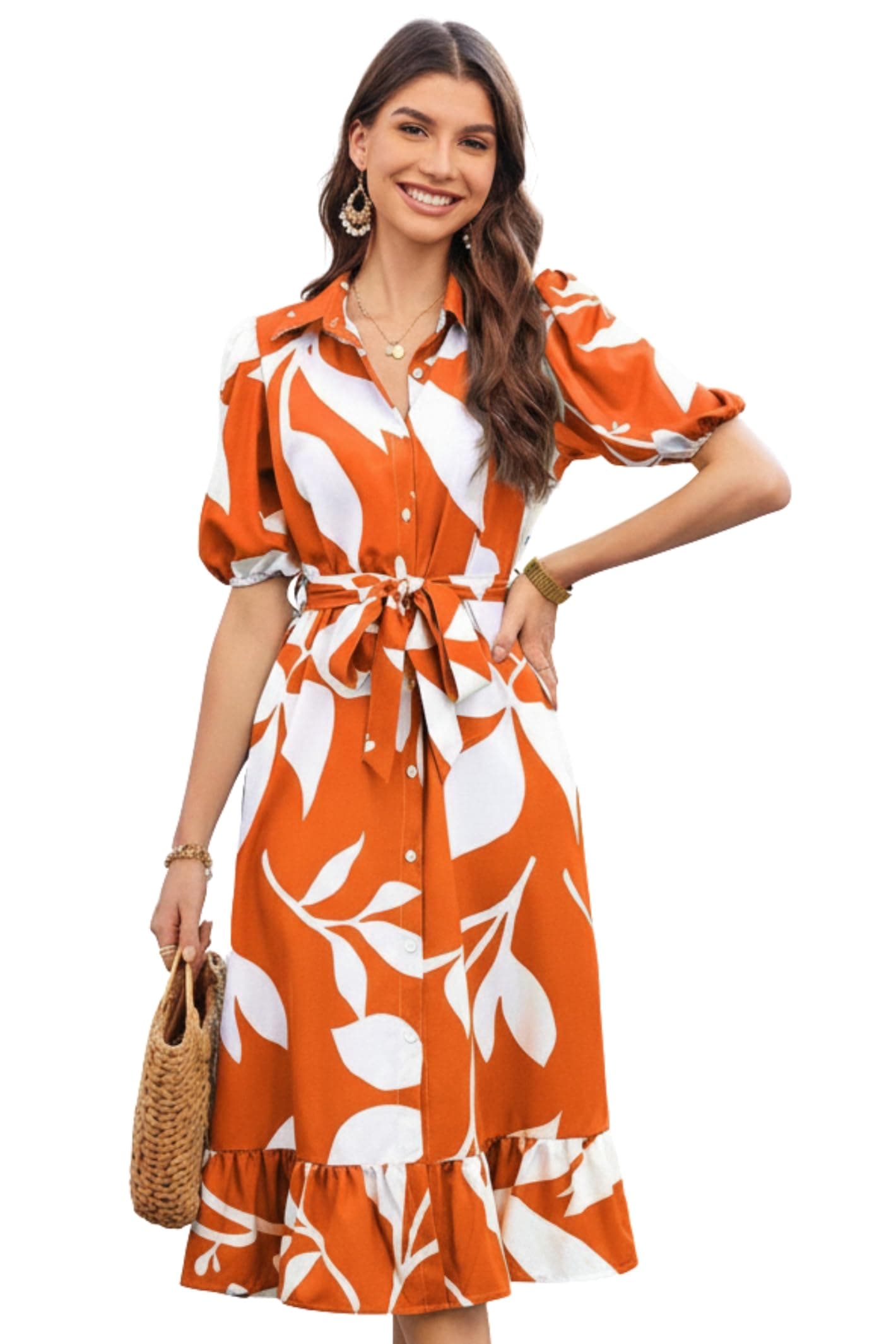 Rayon Fit and Flare Below The Knee One Piece Maxi Bodycon Dresses Midi Dress for Women