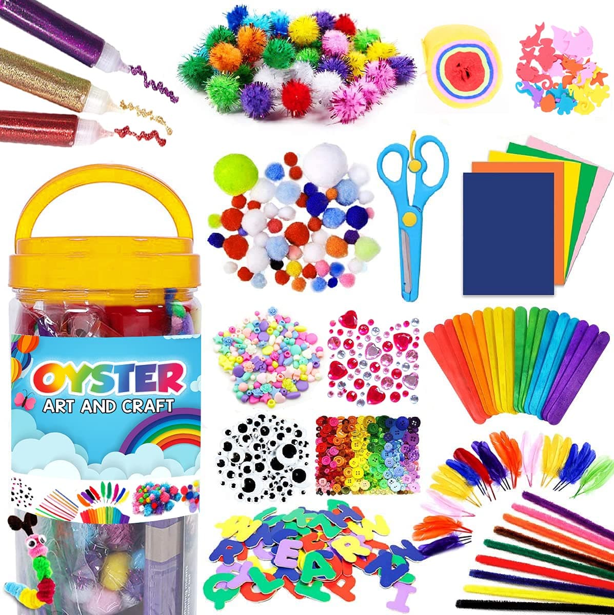 OYSTER Hiba Arts and Crafts Supplies Set for Kids