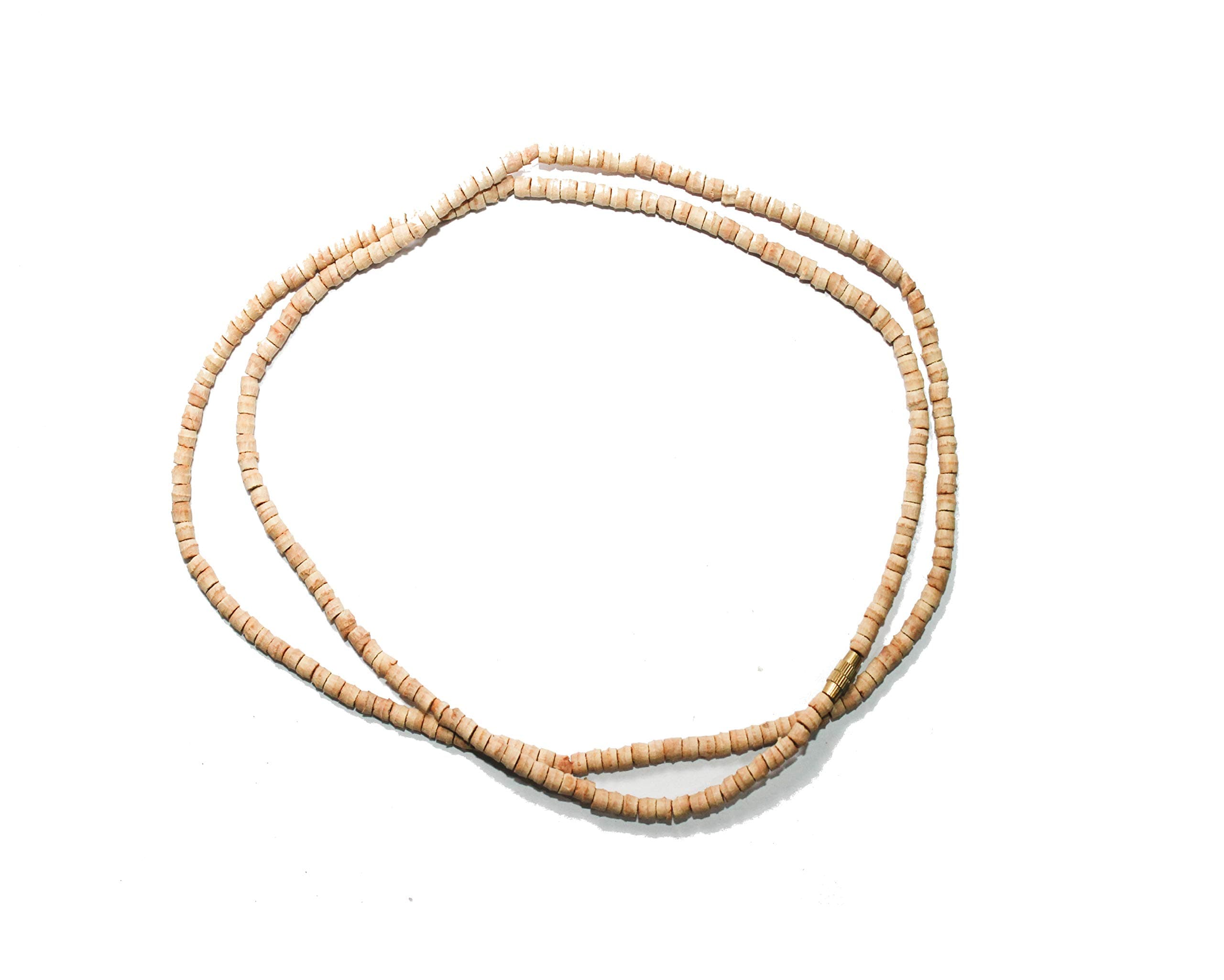 Tulsi Neck Mala (Necklaces) 2 mm Approx Beads Ram Mala Krishna Tulsi Meditation Necklace with Tulsi Beads - Enhances Mindfulness and Concentration