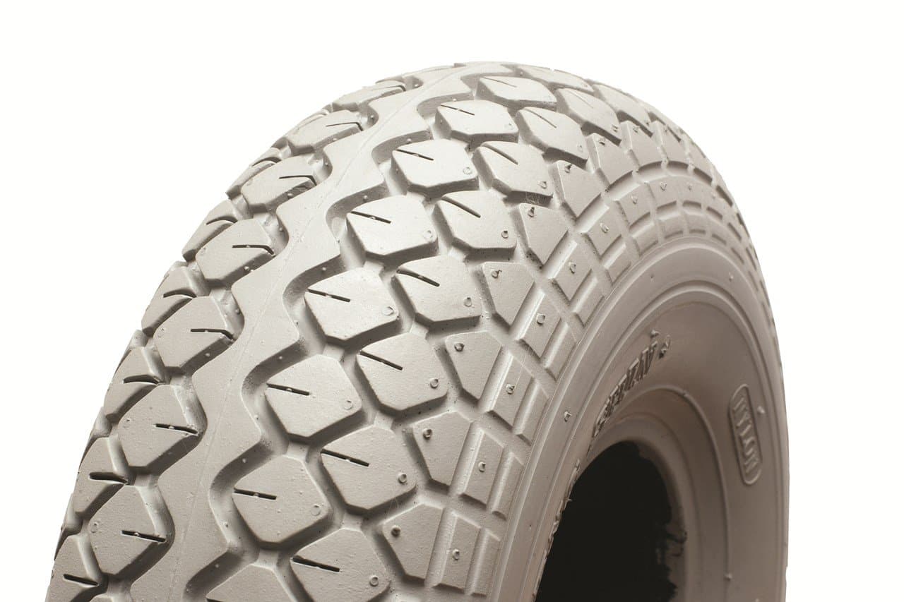 400 x 5 (330 x 100) Grey Block Tyre