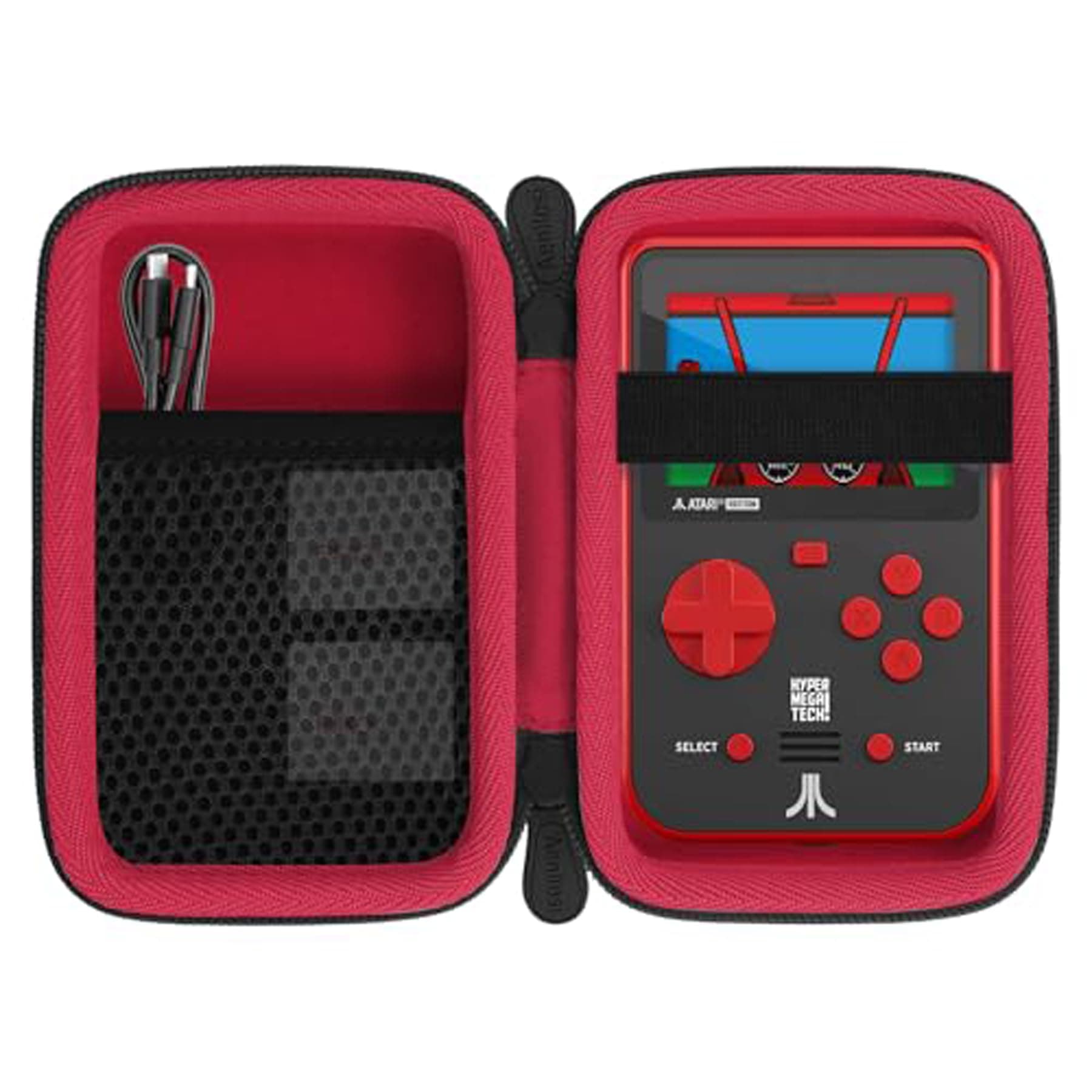Aenllosi Hard Carrying Case Compatible with Blaze Atari/Technos/Taito/Capcom Super/Neo-Geo/Data East Pocket Arcade Gaming Handhled, Red (Case Only)