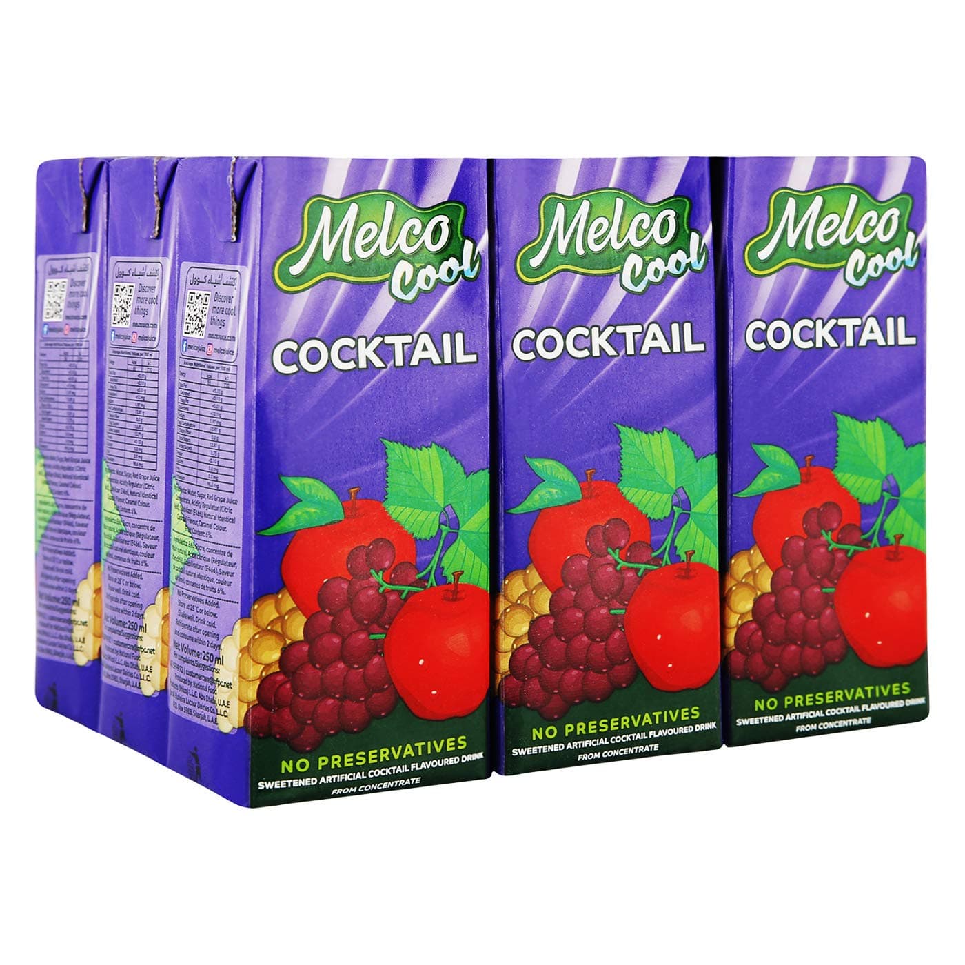 Melco Cool Cocktail Drink, 9 X 250 Ml