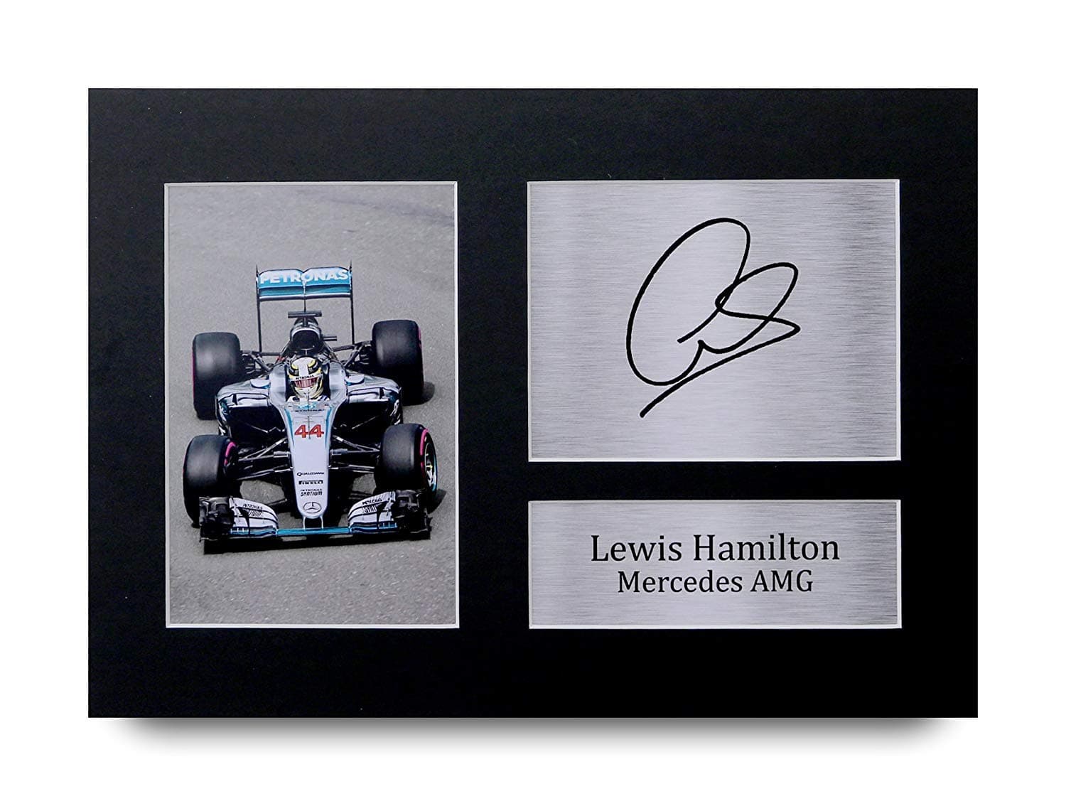 A4 Lewis Hamilton Signed Autograph Photo Gifts for F1 Fans - A4