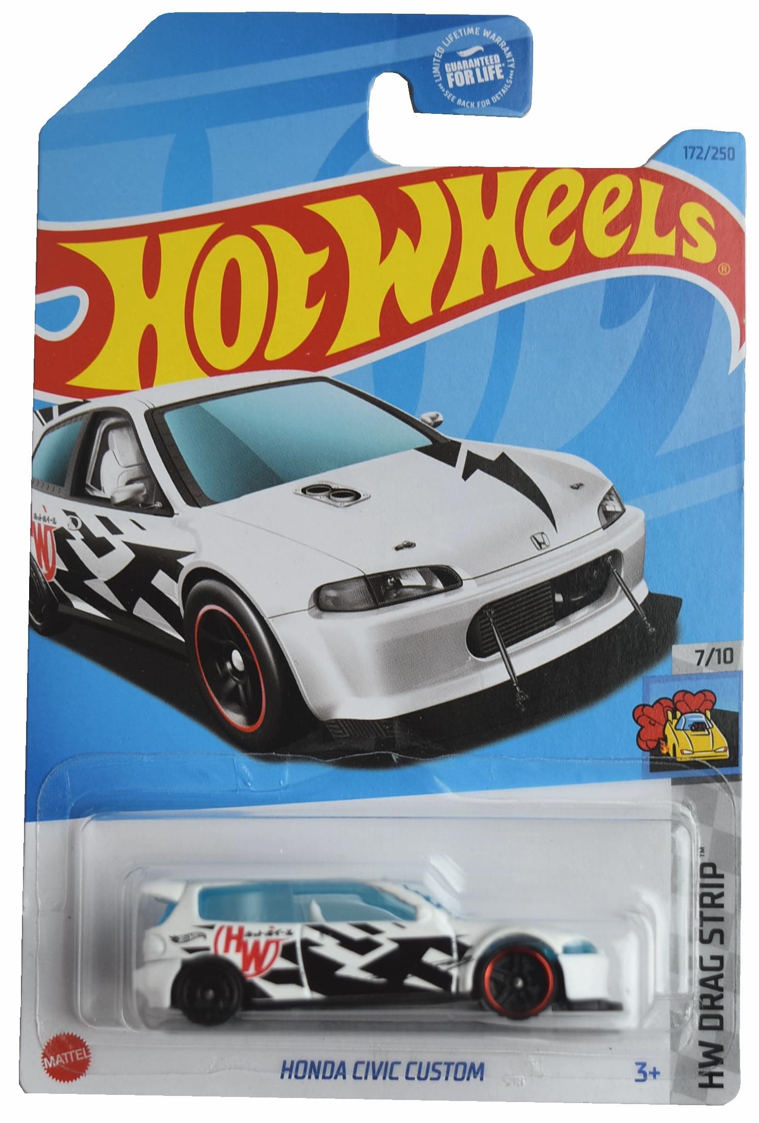 Honda Civic Custom, HW Drag Strip 7/10 [White] 172/250