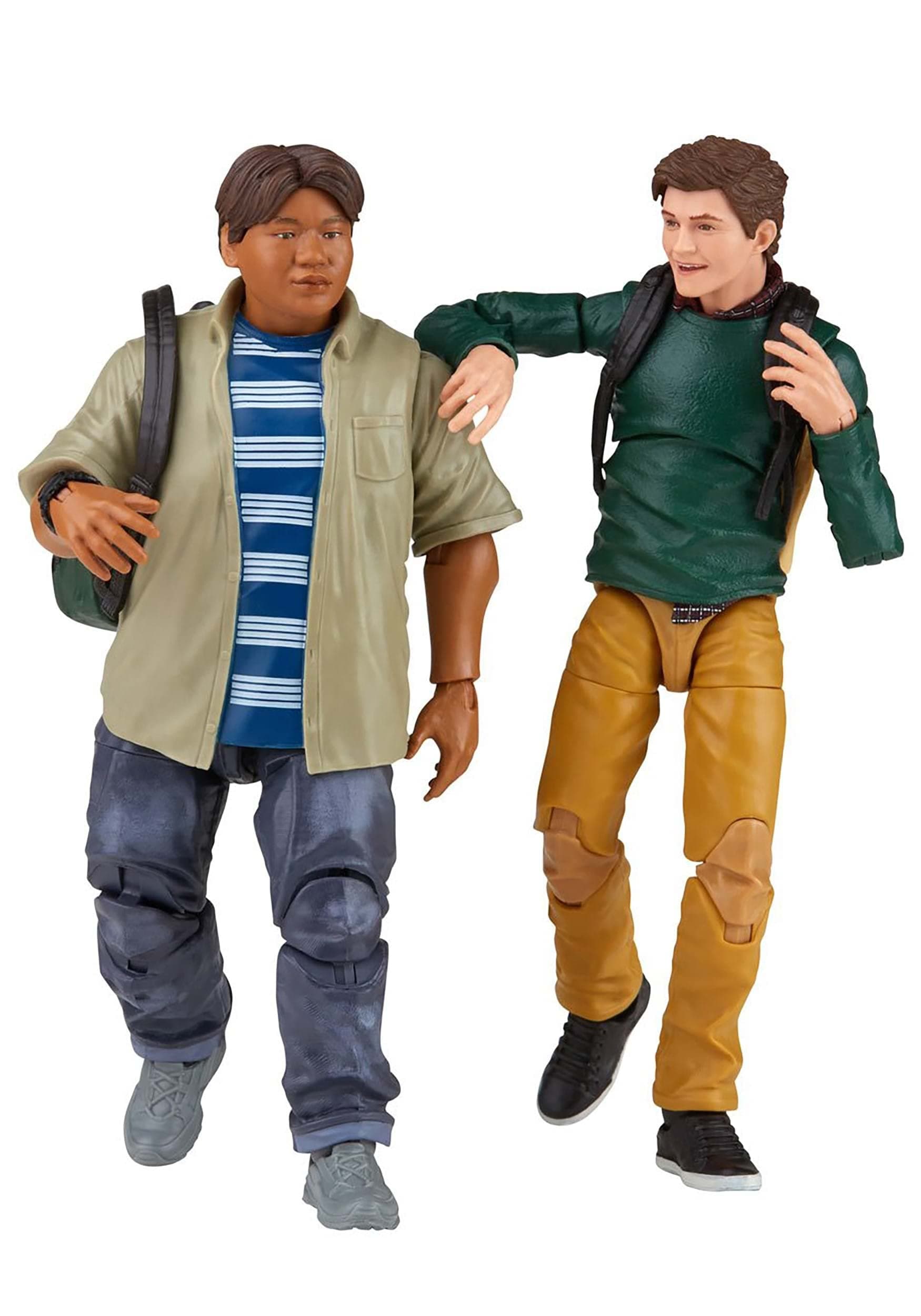 Marvel Legends Series Spider-Man 60th Anniversary Peter Parker and Ned Leeds MCU 2-Pack 6-inch Action Figures, 7 Accessories