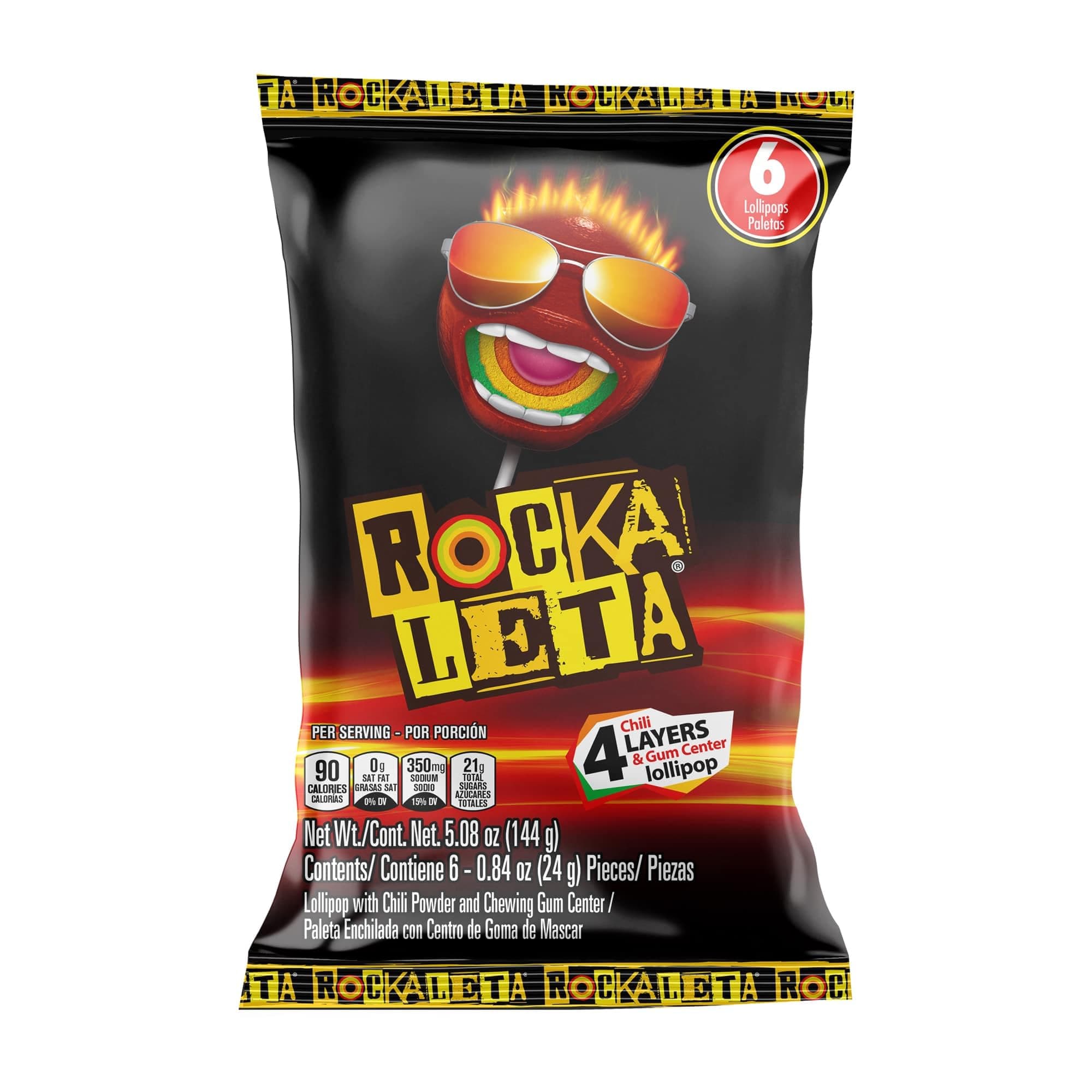 Rockaleta Lollipops - Bag with 6 Pieces