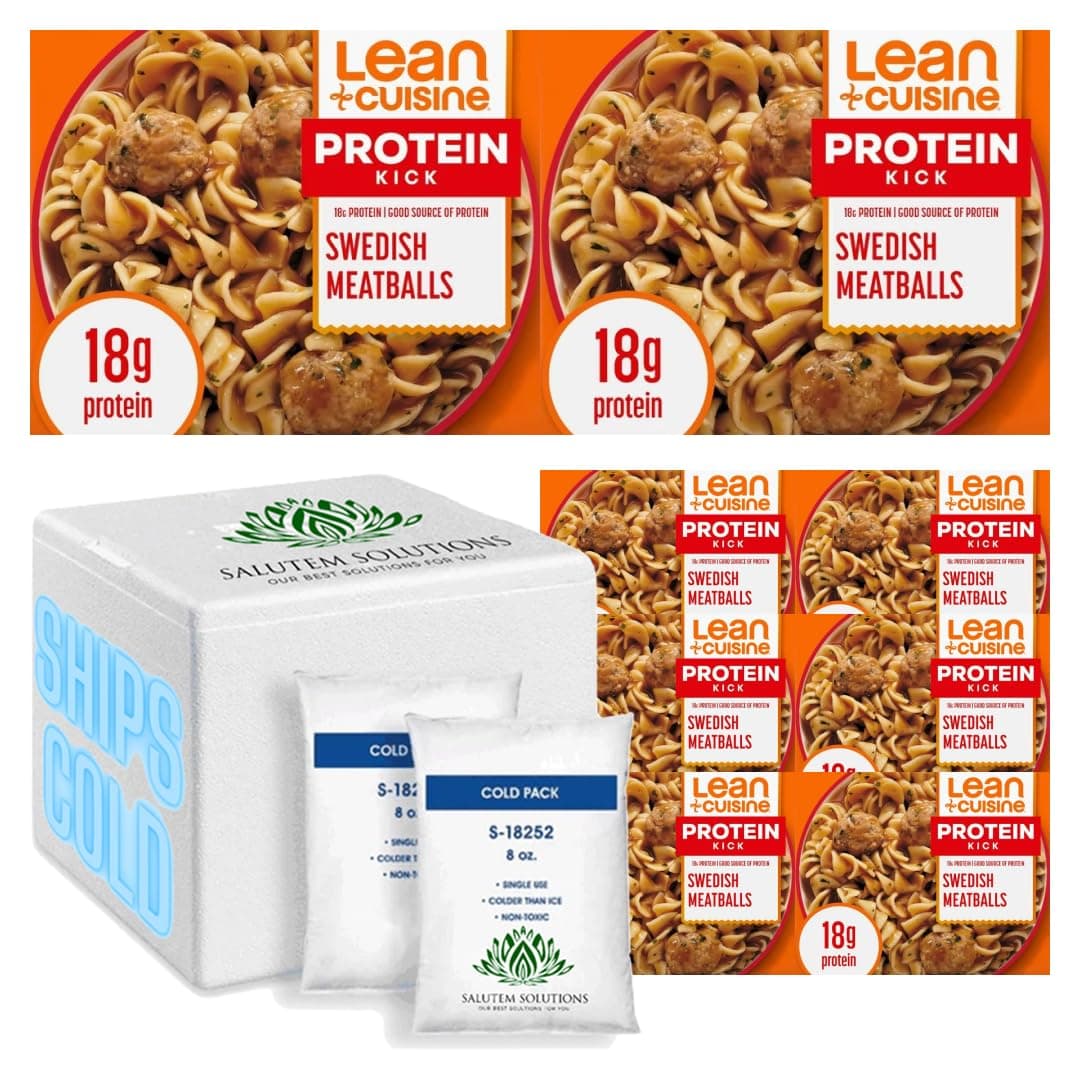 Salutem VitaLean Cuisine Favorites Swedish Meatballs Meal, 9.125 oz - Pack of 8