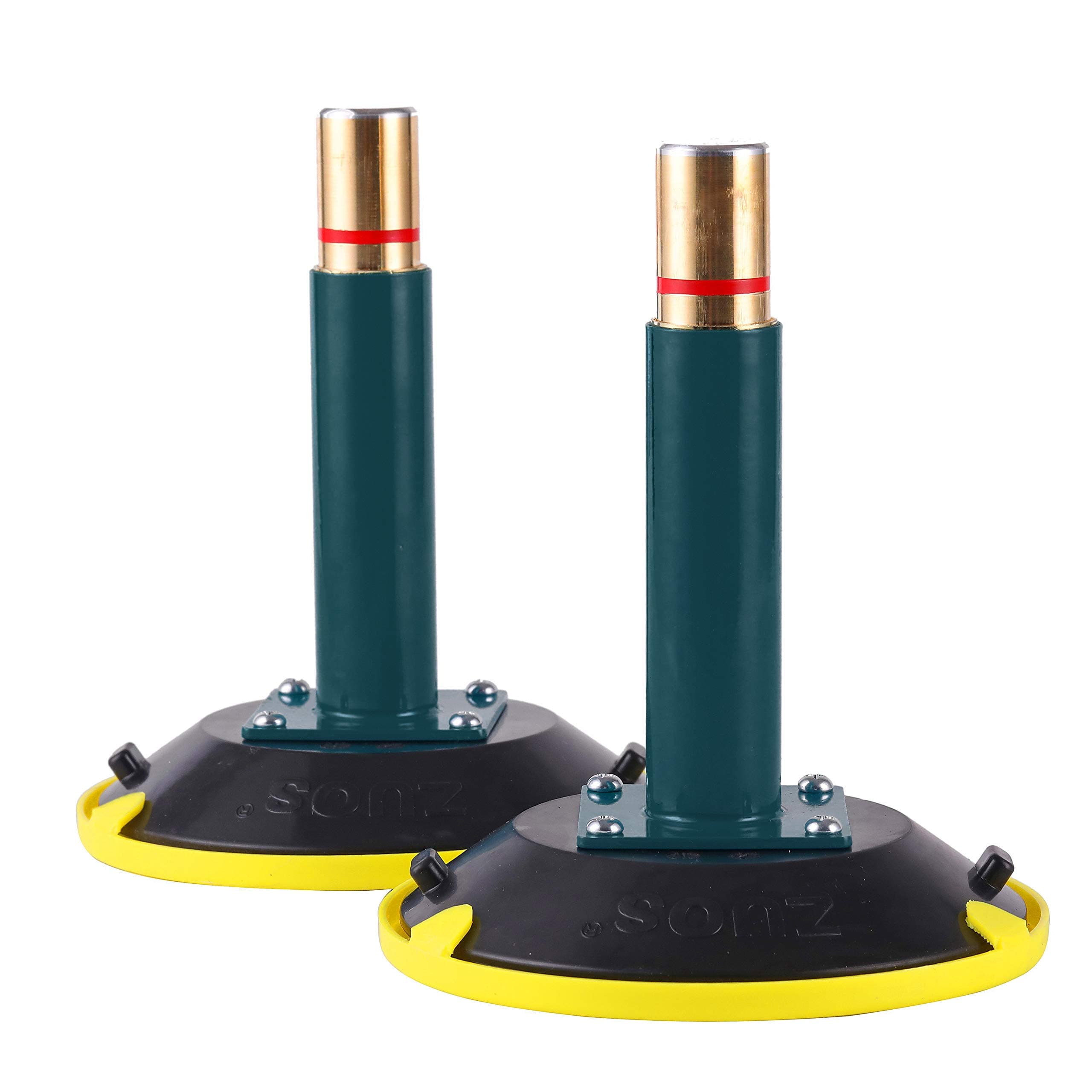 A Pair of 6-Inch Vertical Vacuum Suction Cup with Metal Handle