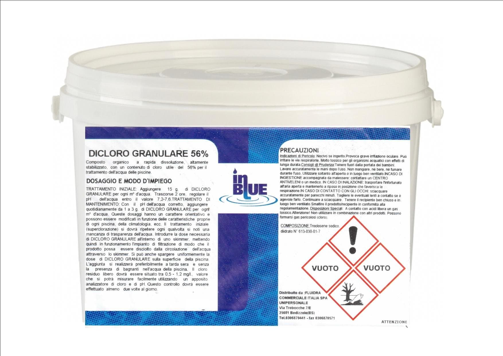 Astral – DICLORO Granular Inblue of Astral Pool 50 kg