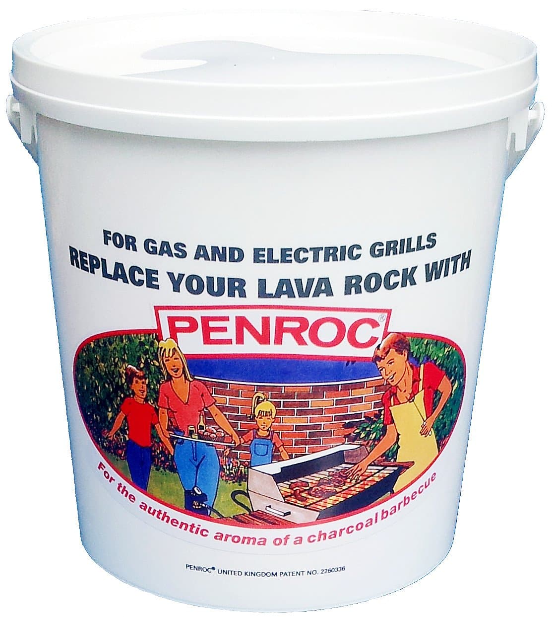 PENROC 6 Litre tub Lava Rock (Lavasteine) Replacement Ceramic Briquettes
