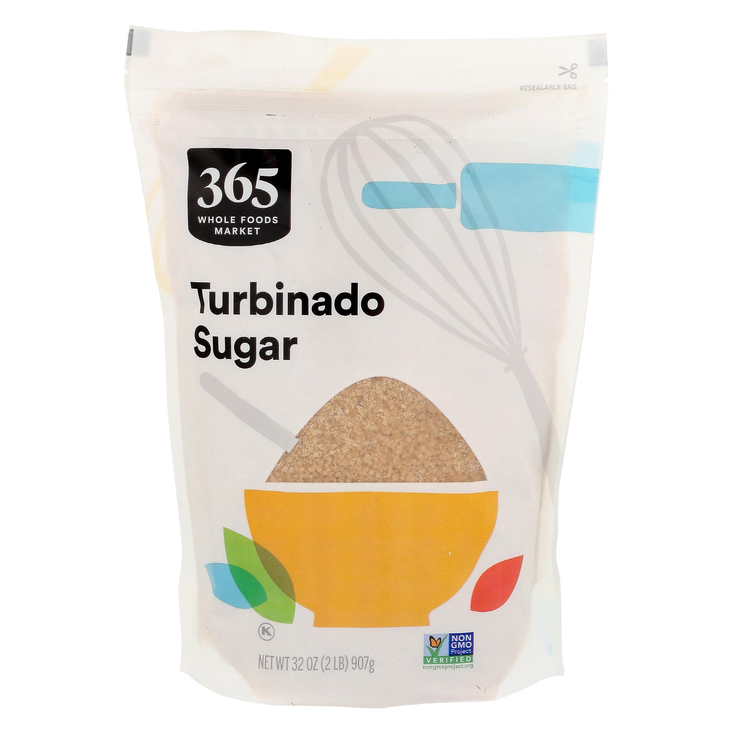 365 by Whole Foods Market, Turbinado Sugar, 32 Ounce