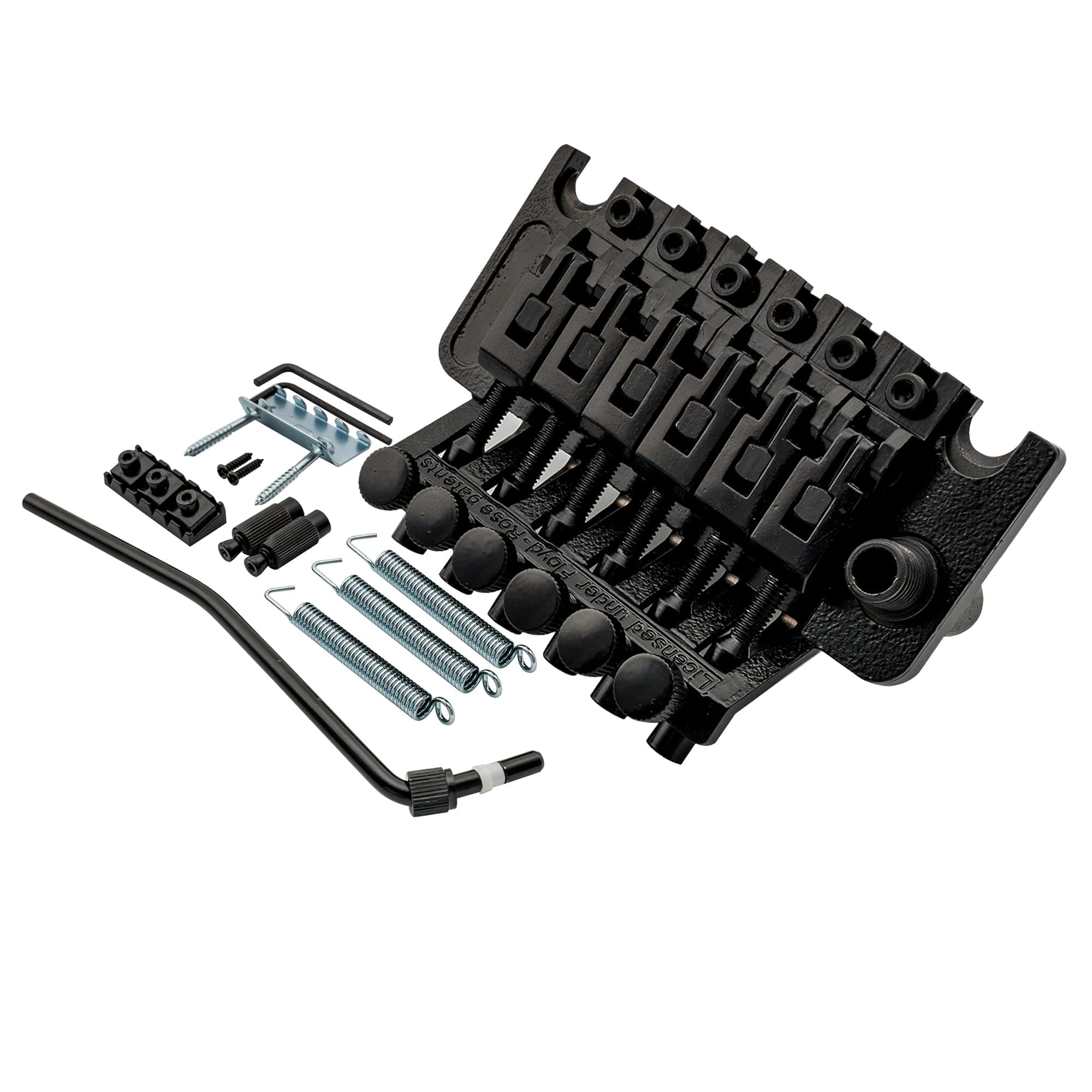 Musiclily Basic ロック式トレモロユニット ブリッジ フロイドローズタイプ Floyd Roseエレキギター用、ブラック