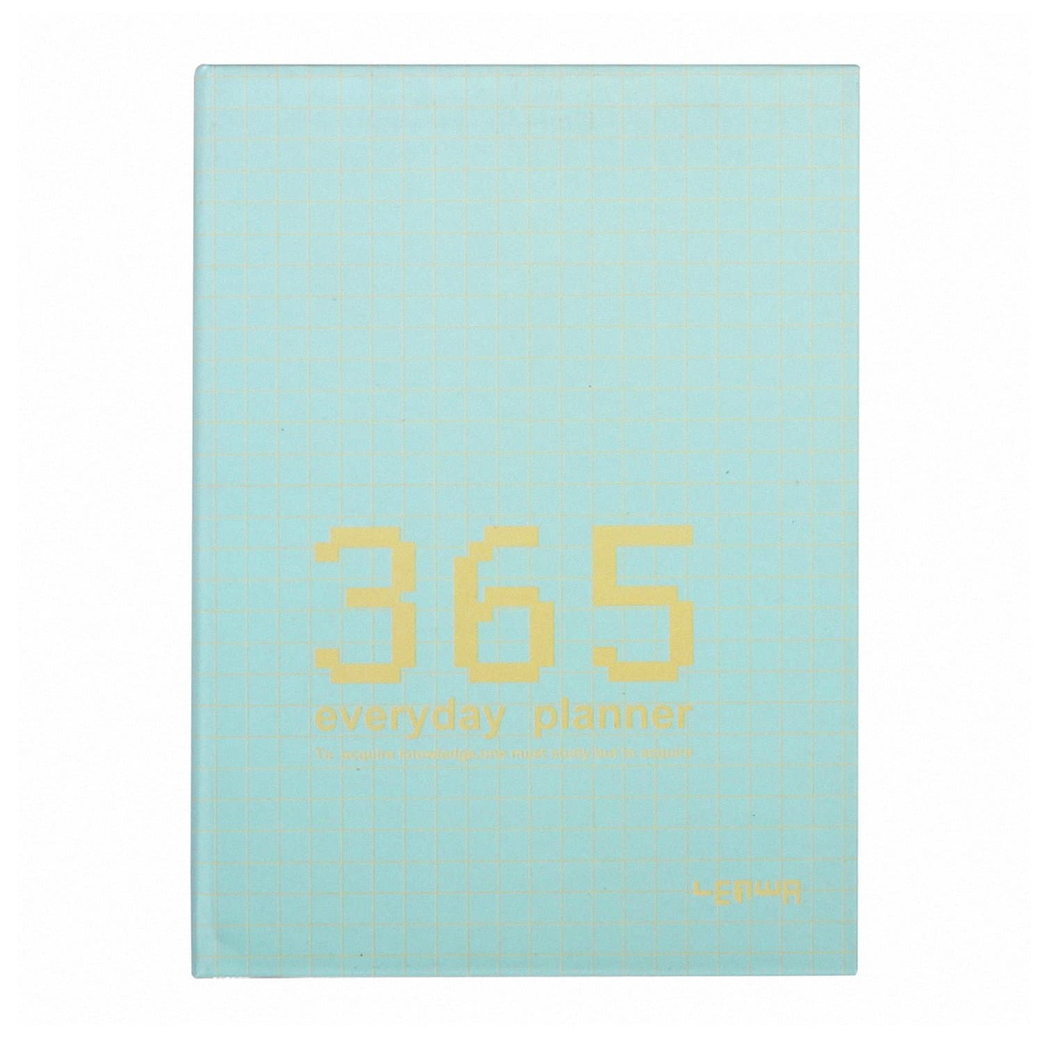 EzSos Diary Daily Planner, 365 Every Day Notebook, Hard Cover Notepad for Time Management Work Study Record School Supplies, Big Size of B5, 6.9x10 Inch, Blue