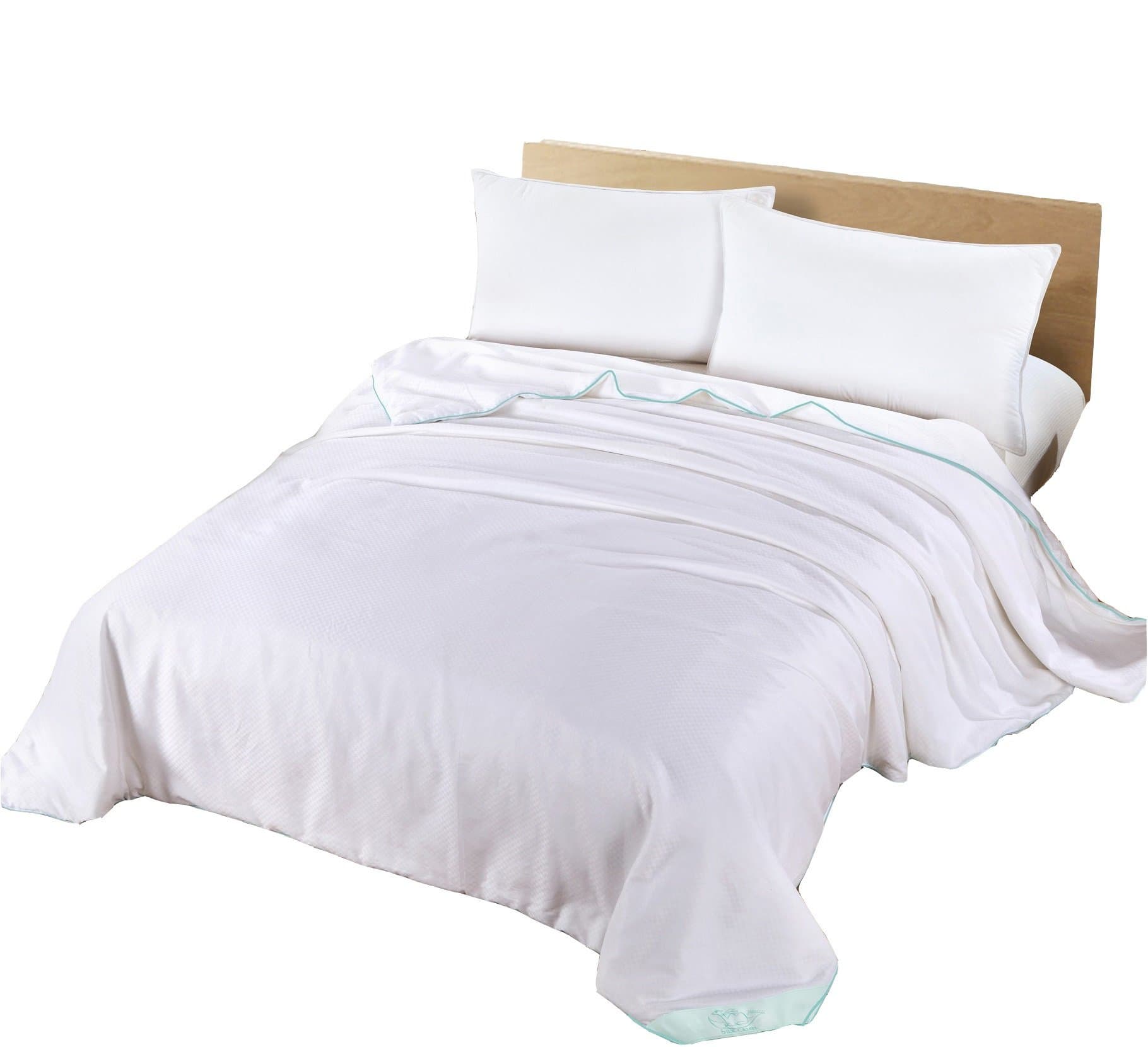Luxury Comforter/Duvet Filling with 100% Natural Long Strand Mulberry Silk for Spring Season - California King Size