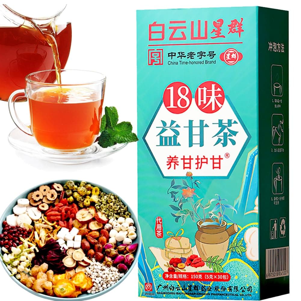 18 Flavors Liver Care Tea, Herbal Tea for Liver - Nourish and Support Your Liver Health (30PCS)