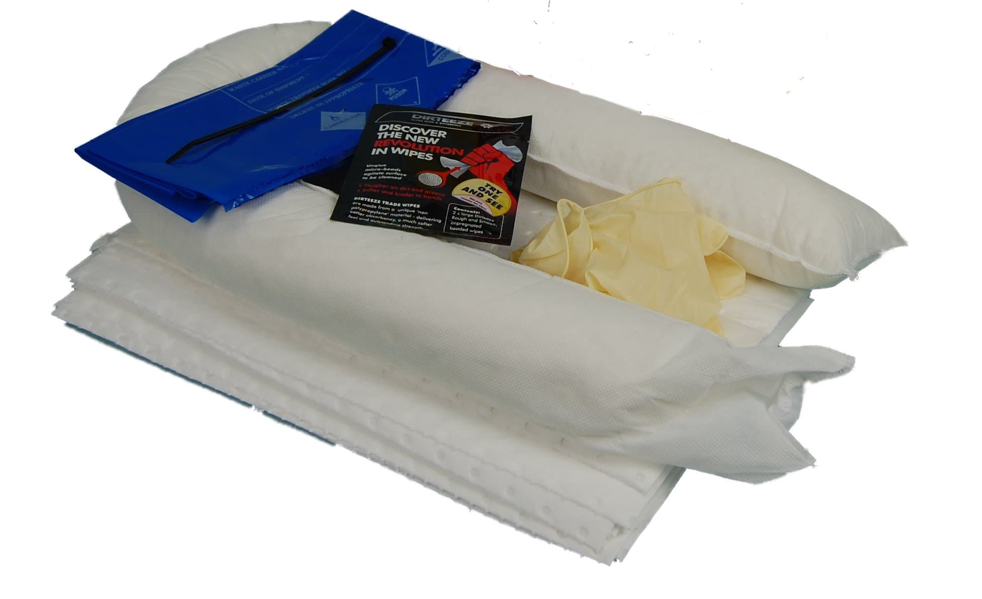 10 Litre Oil and Fuel Spill Kit in a Tub (Refill Kit)