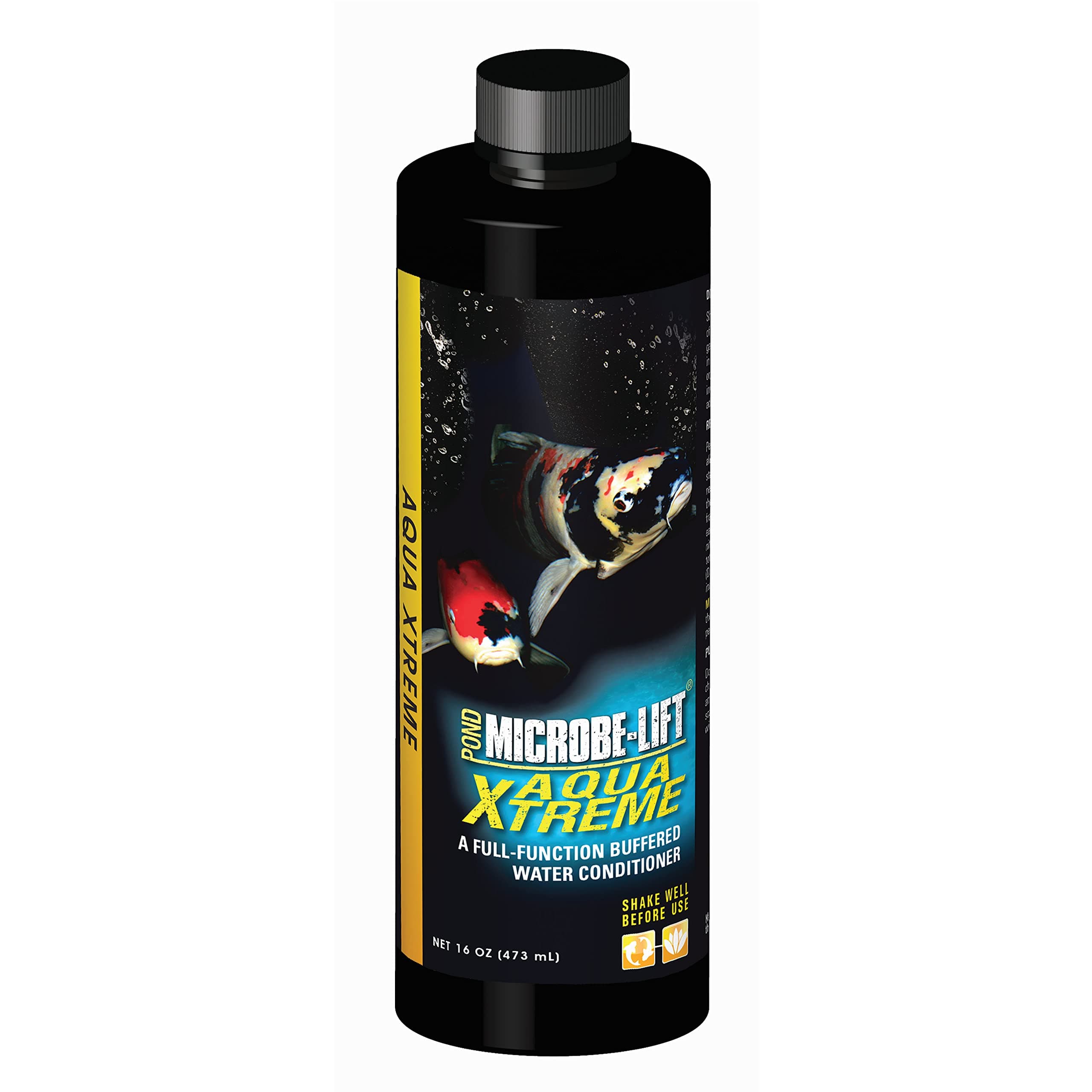 MICROBE-LIFTXTP16 Xtreme Water Conditioner Treatment for Ponds and Outdoor Water Gardens, Safe for Live Koi Fish, Plant Life, and Décor, 16 Ounces